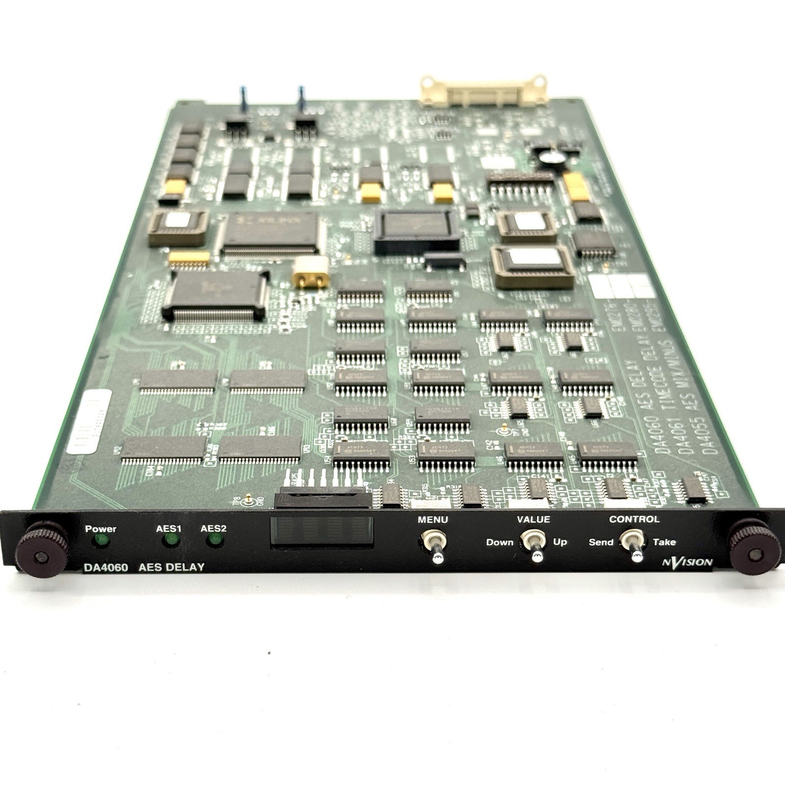 NVision DA4060 AES Delay Timecode Delay Board PCB EM0280 EM0276 EM0295 PC0346-01