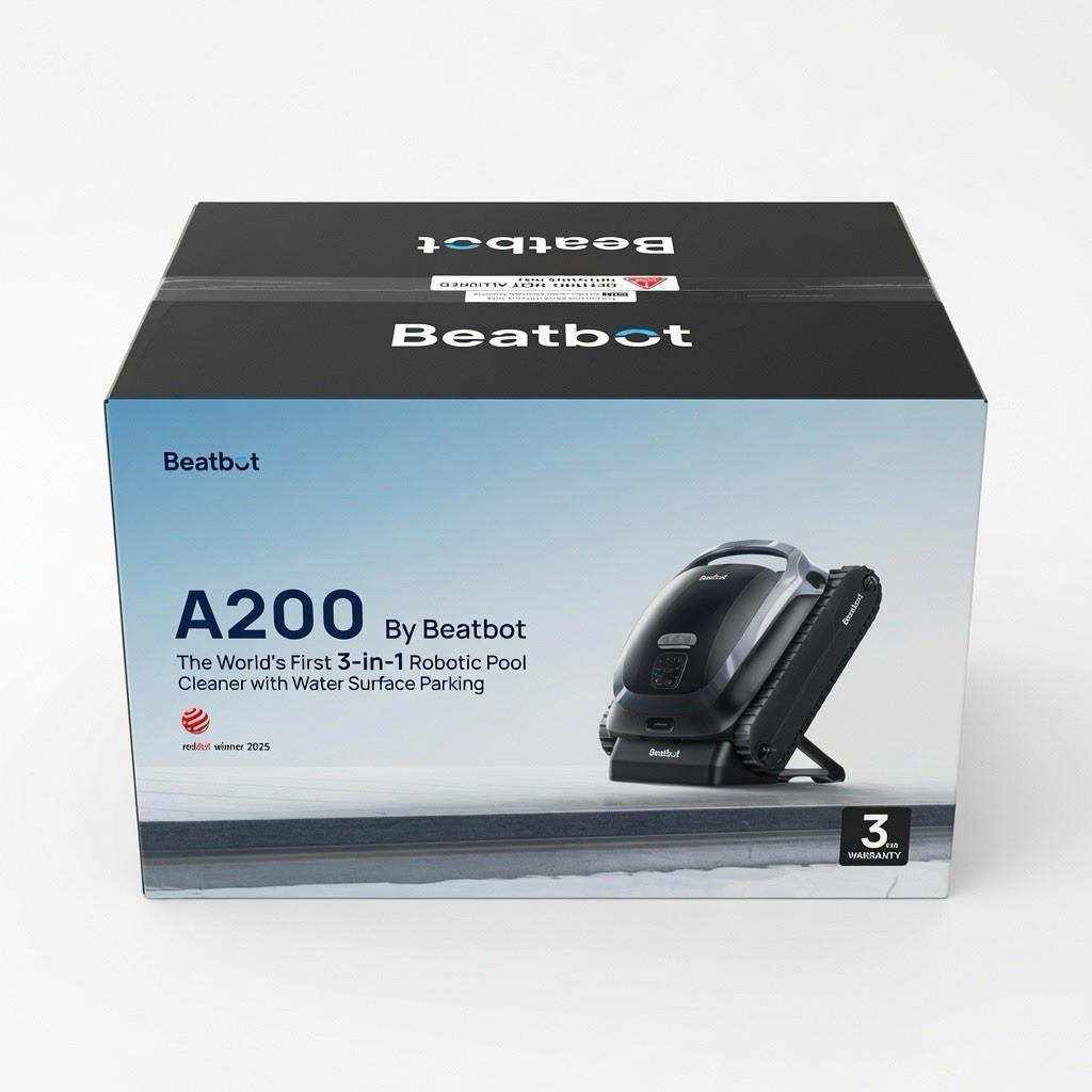 Beatbot A200 - 3-in-1 Robotic Pool Cleaner w/ Surface Parking....NEW!!