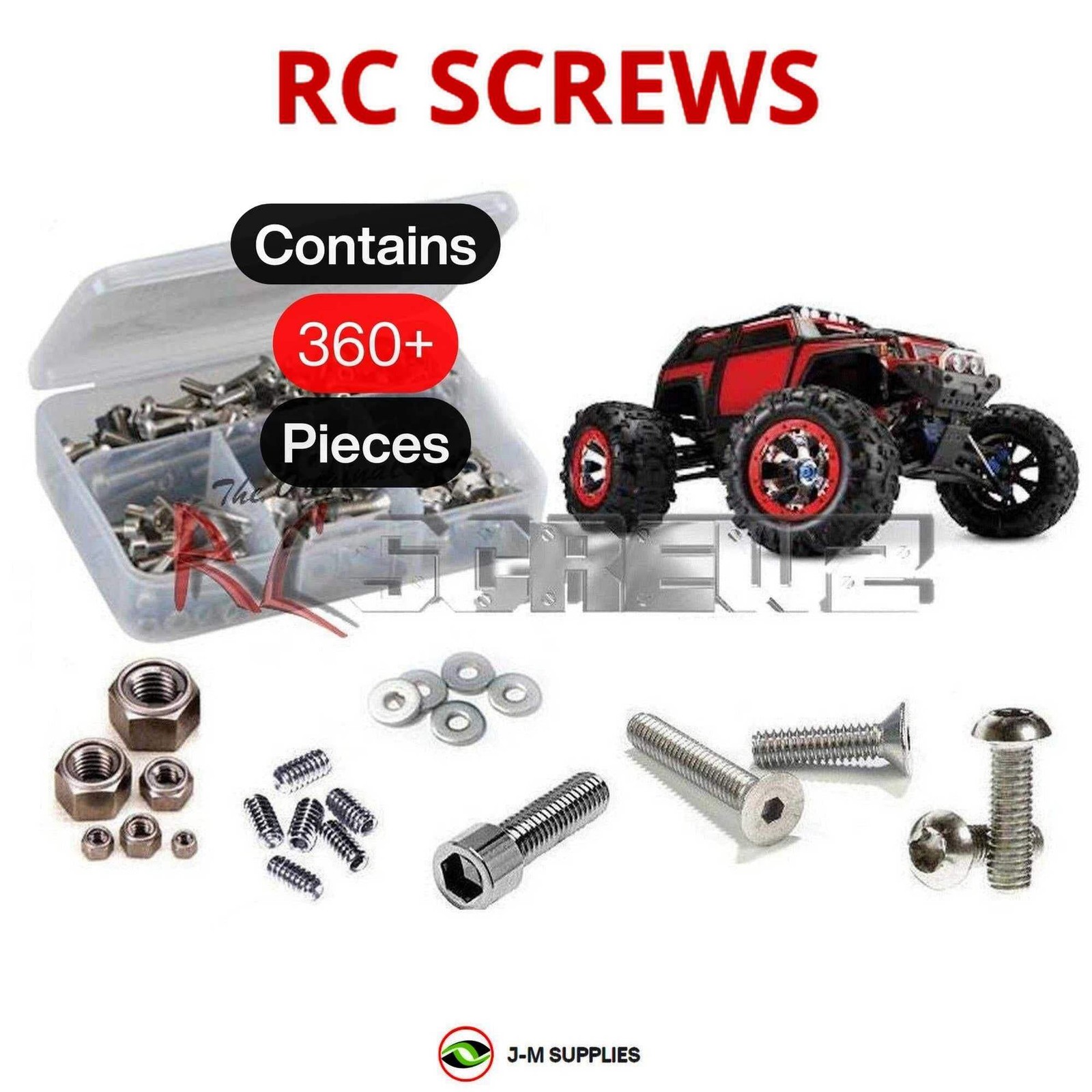 RCScrewZ Stainless Screw Kit tra036 for Traxxas Summit 1/10 4x4 (#56076) | SET
