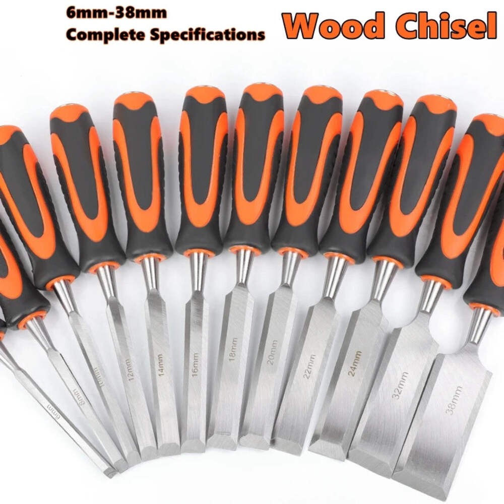Professional Chrome Vanadium Steel Wood Chisel with Ergonomic Anti Slip Handle