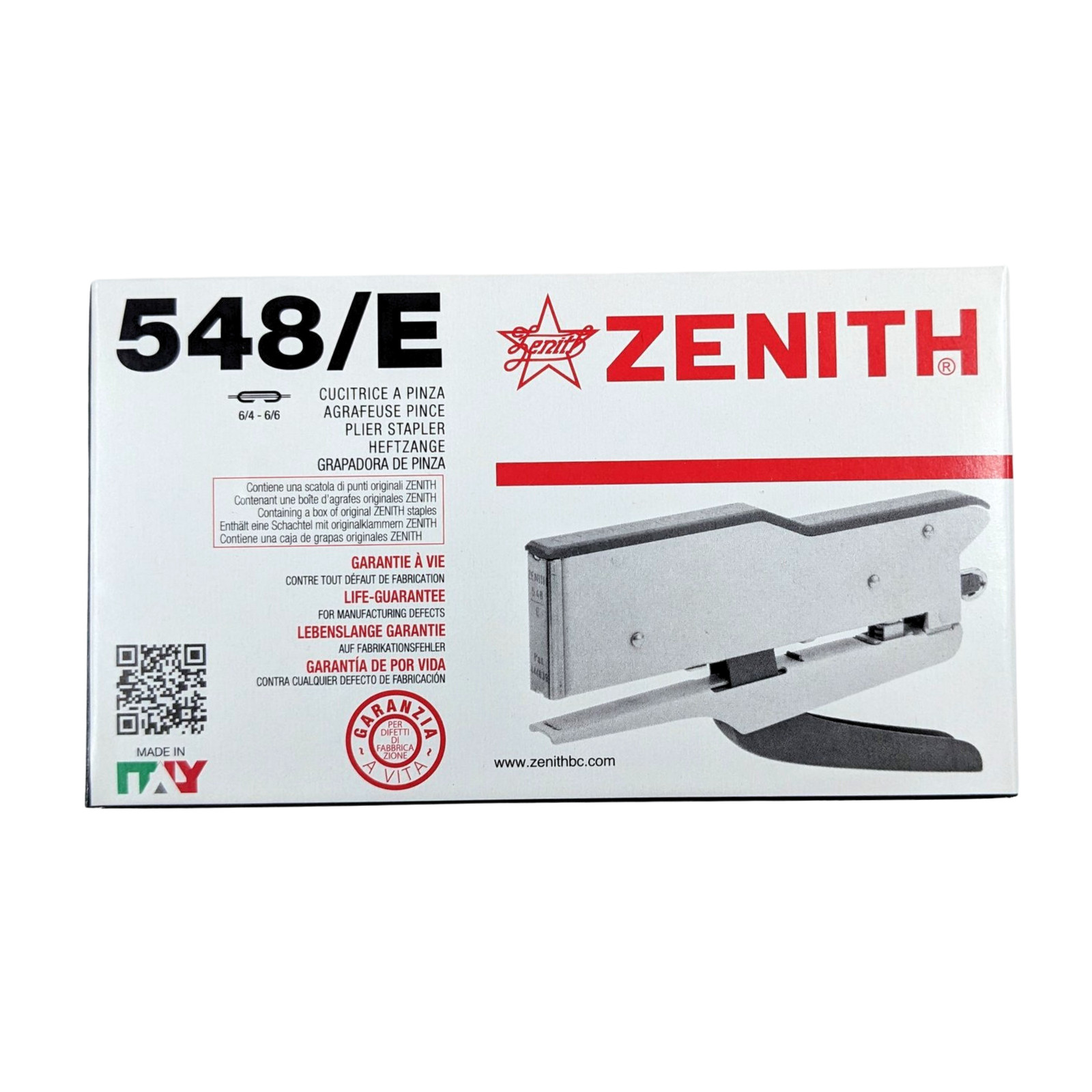 Zenith 548/E Plier Stapler: stapler (Green)