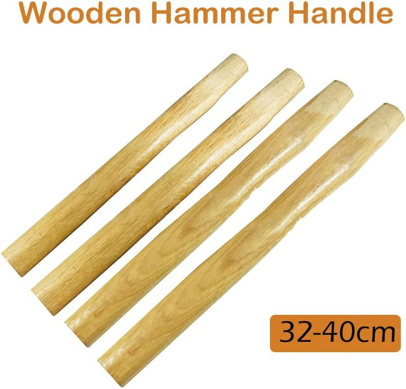 2 Pack Wood Handle Octagonal Wooden Hammer Shockproof Handle Hammers Mallets Ha
