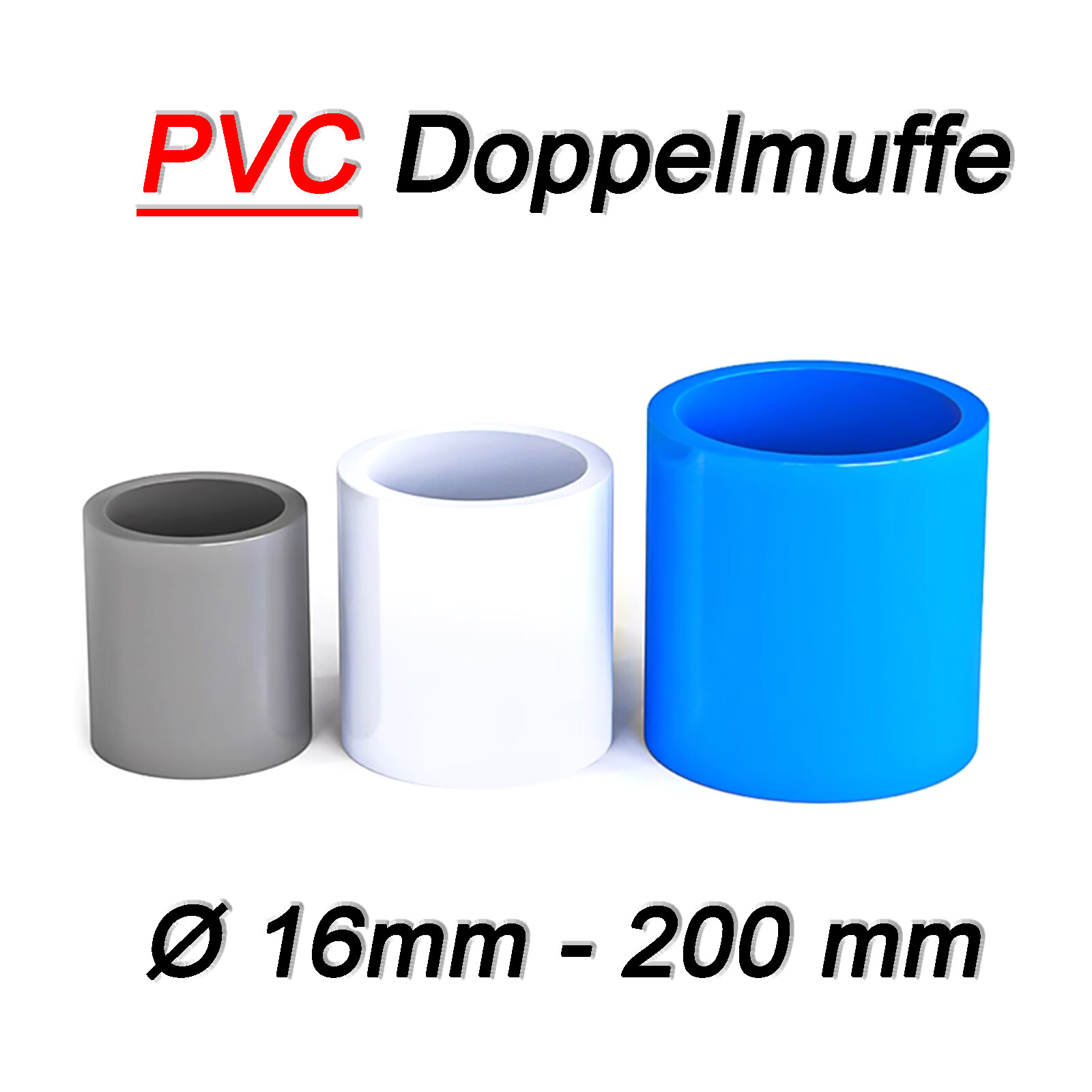 PVC SOLVENT WELD CLASS 16mm to 200mm 10 BAR RATED FISH/POND/INDUSTRIAL