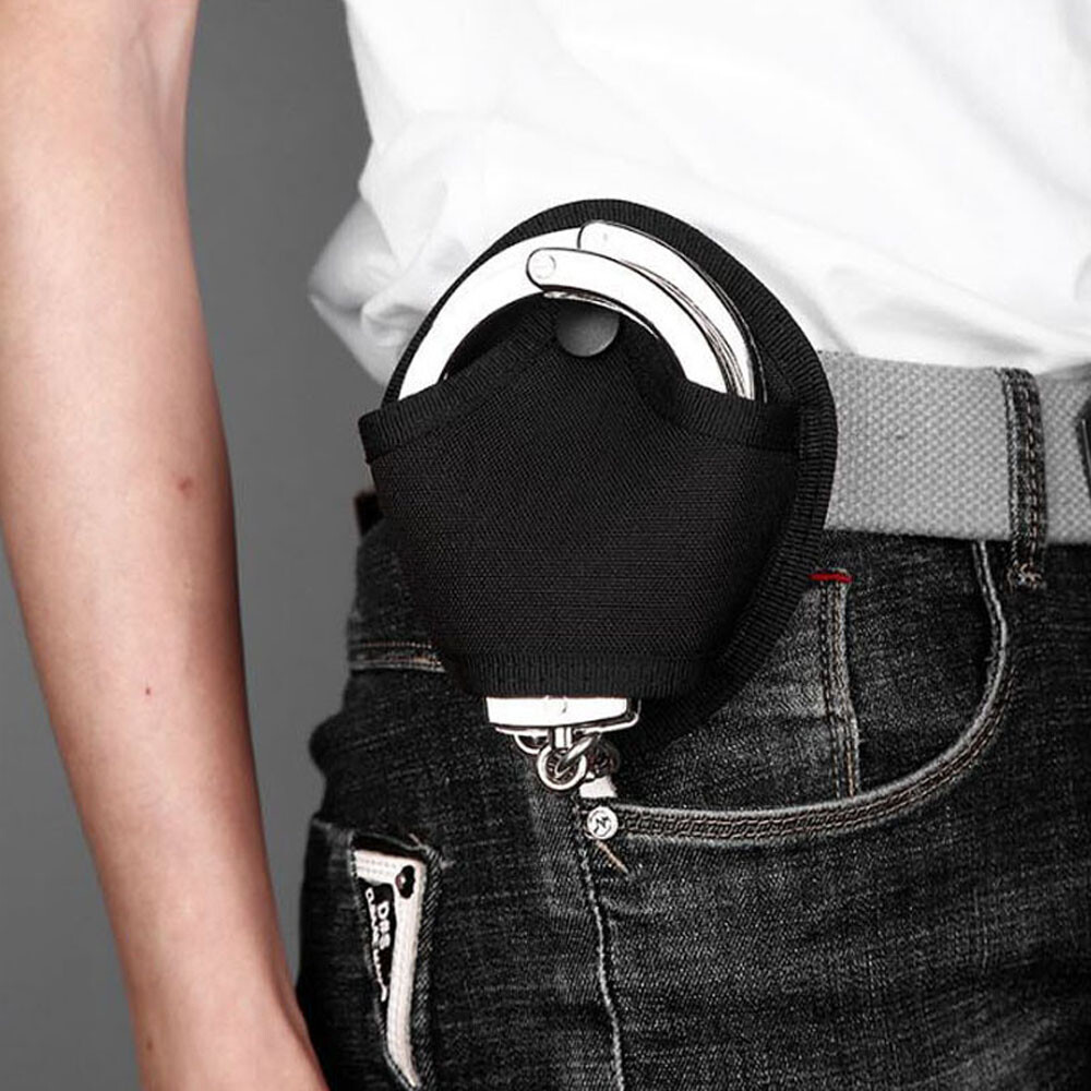 Tactical Molle Handcuff Holder Bag Police Case Cuff Holder Universal Waist Bag