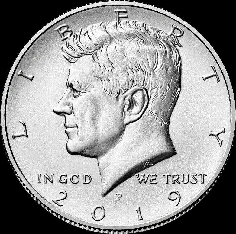 2019 P Kennedy Half Dollar Clad US Coin "Brilliant Uncirculated"