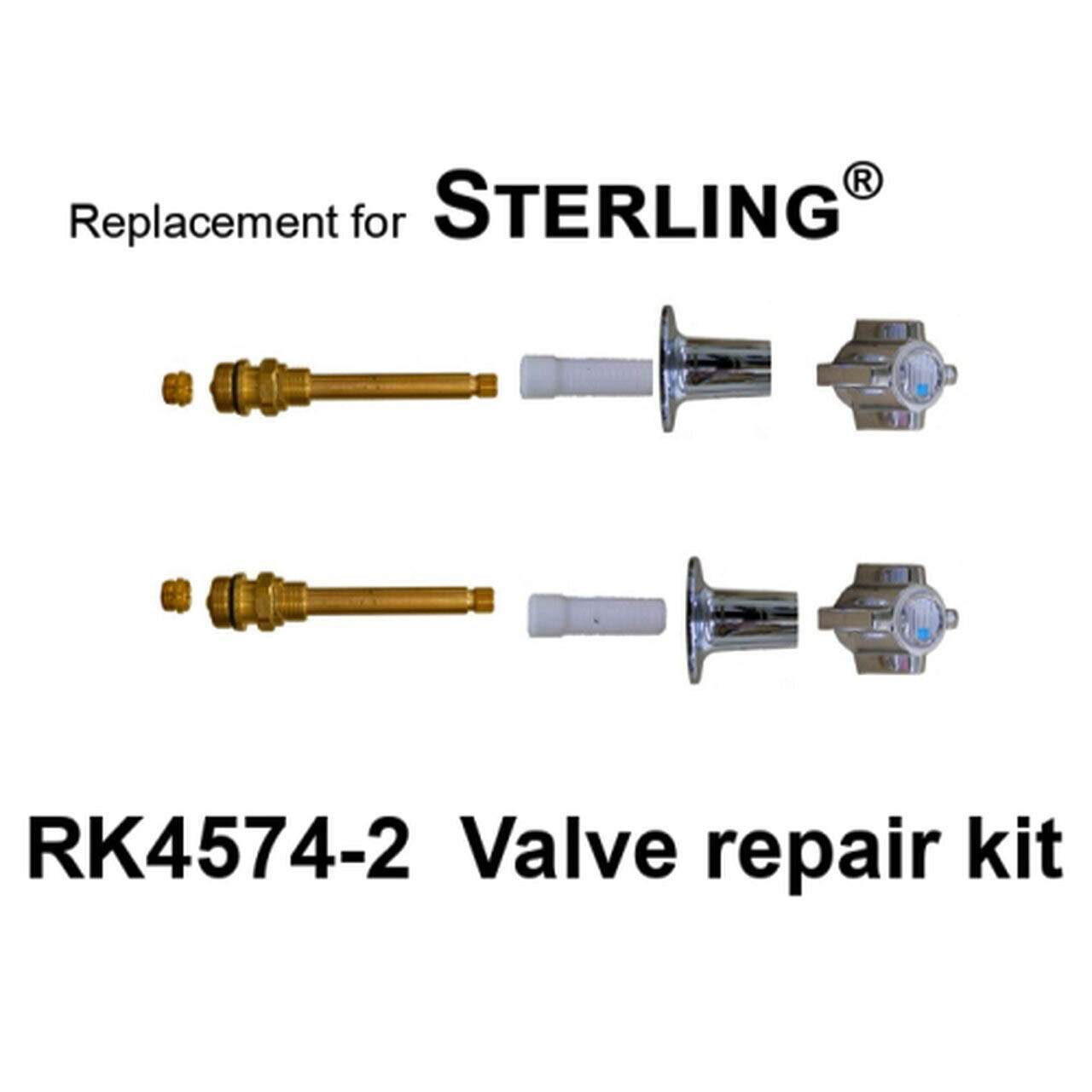 for Sterling RK4574-2 2 Valve Shower Rebuild Kit