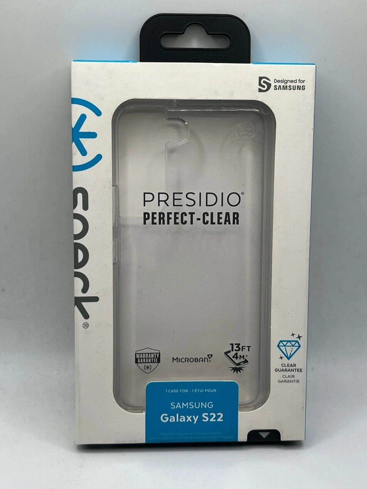 Speck Presidio Perfect-Clear Case For Samsung Galaxy S22 (6.1") Only - Clear