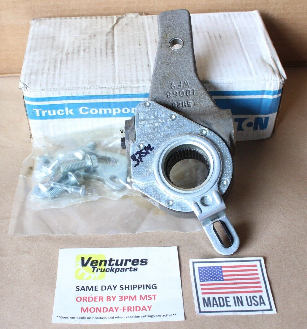 New Eaton Slack Adjuster 818143  37 Spline 81350 Casting 10068 WF9 Made In USA