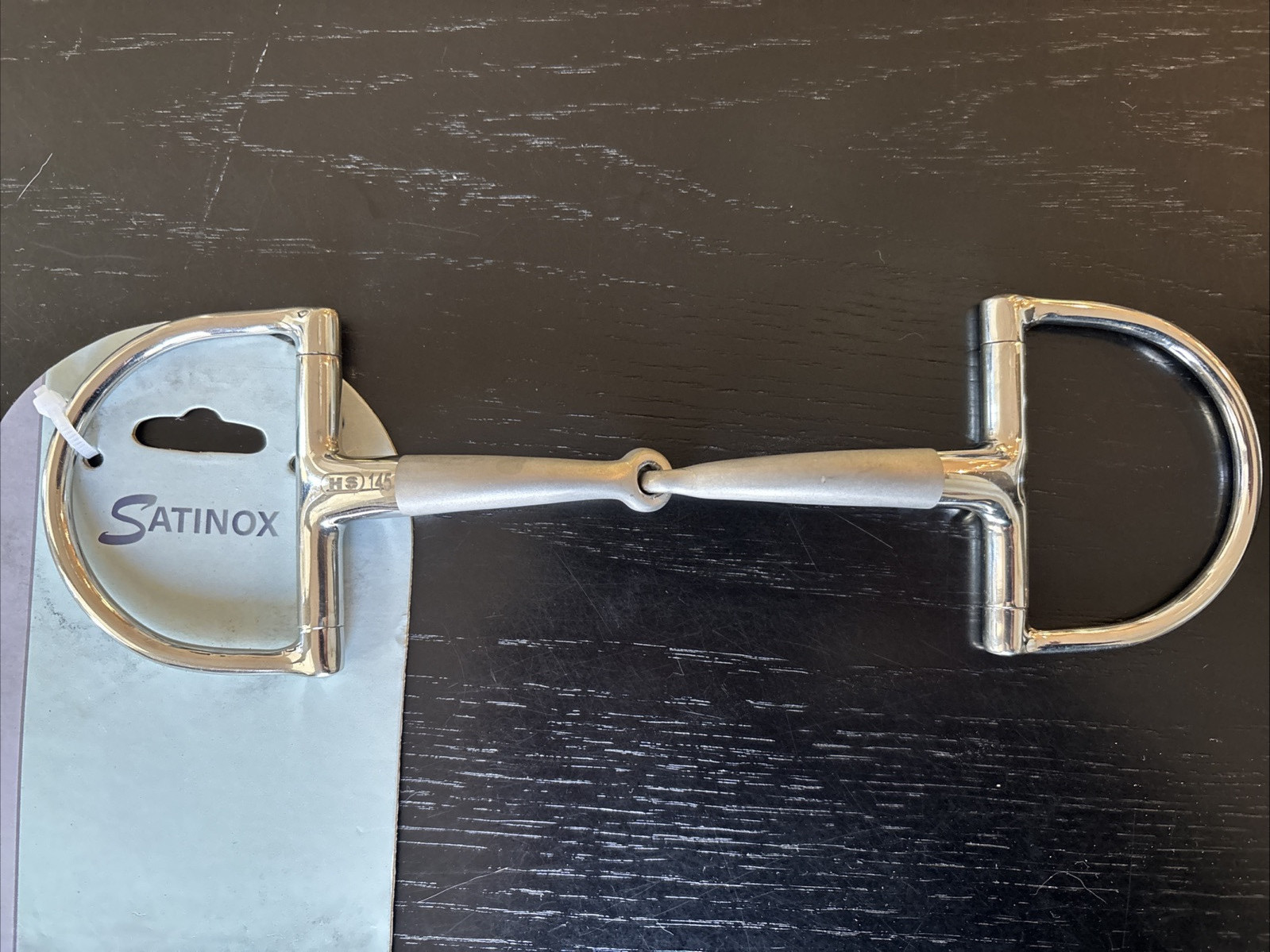 NEW Herm Sprenger Satinox Single Jointed D-Ring  Bit- 145 mm, 5 3/4 " 14mm