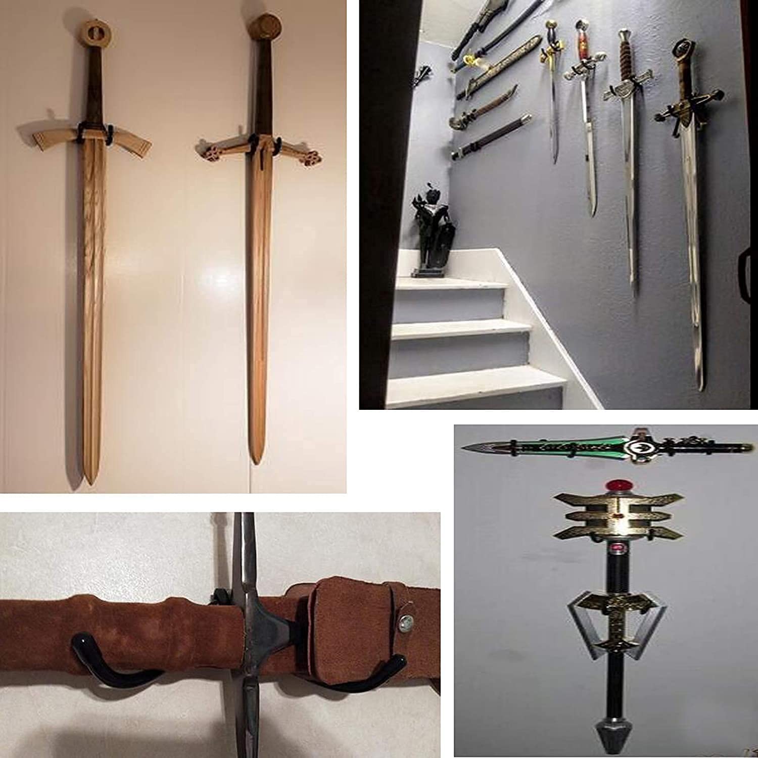 Universal Adjustable Sword, Wall Hook Storage Organizers Rack Display Hanger ...