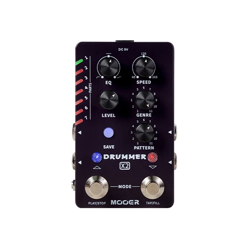 FILL Function EQ Knob for Drummer Guitar Effect Pedal Stereo Drum Machine
