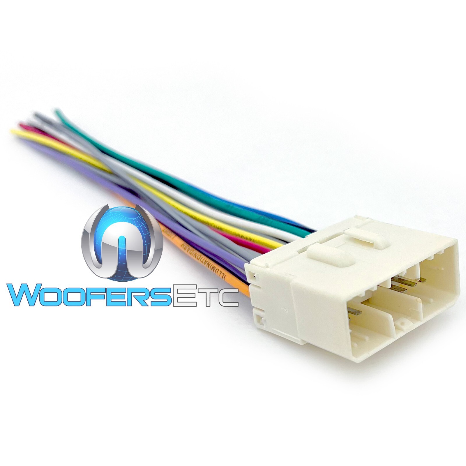 WIRING HARNESS 1100 AFTERMARKET STEREO FOR HYUNDAI 1990-UP OEM WIRE ADAPTER PLUG