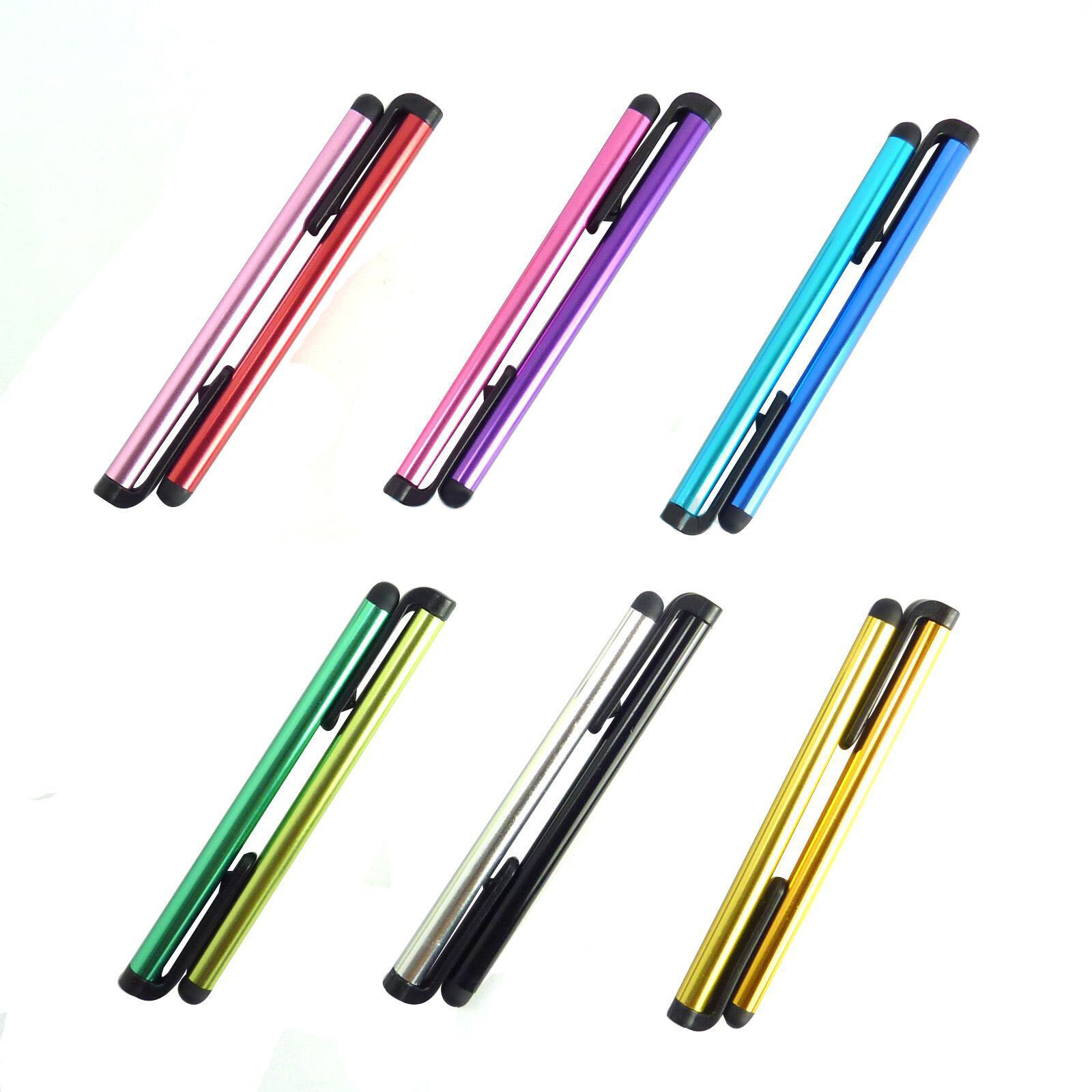100Pcs Metal Touch Screen Stylus Pen For Android iPad Phone PC Tablet Universal