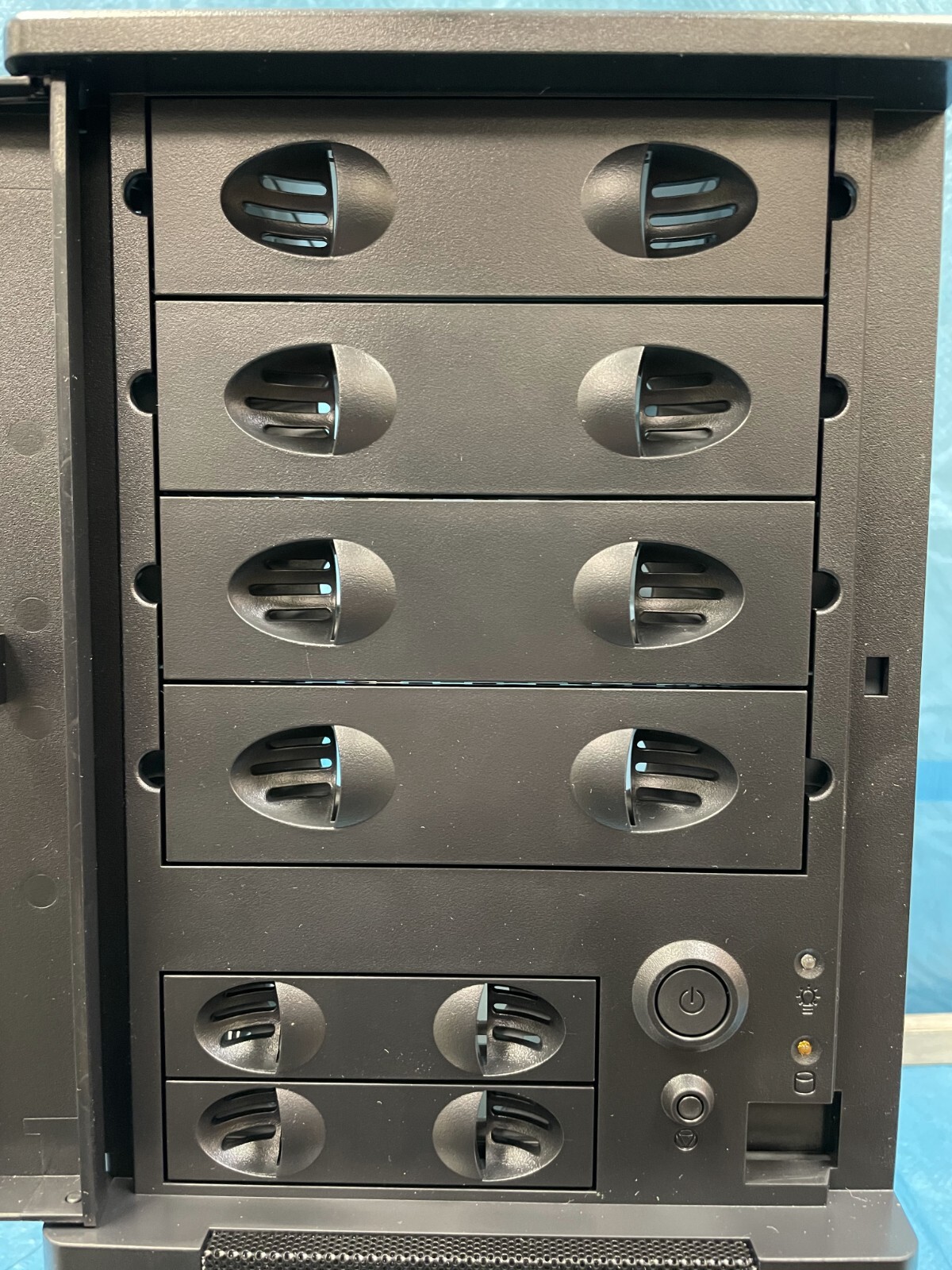 Systemax Chieftec Full Tower Computer Case CX-01B-B-B-U