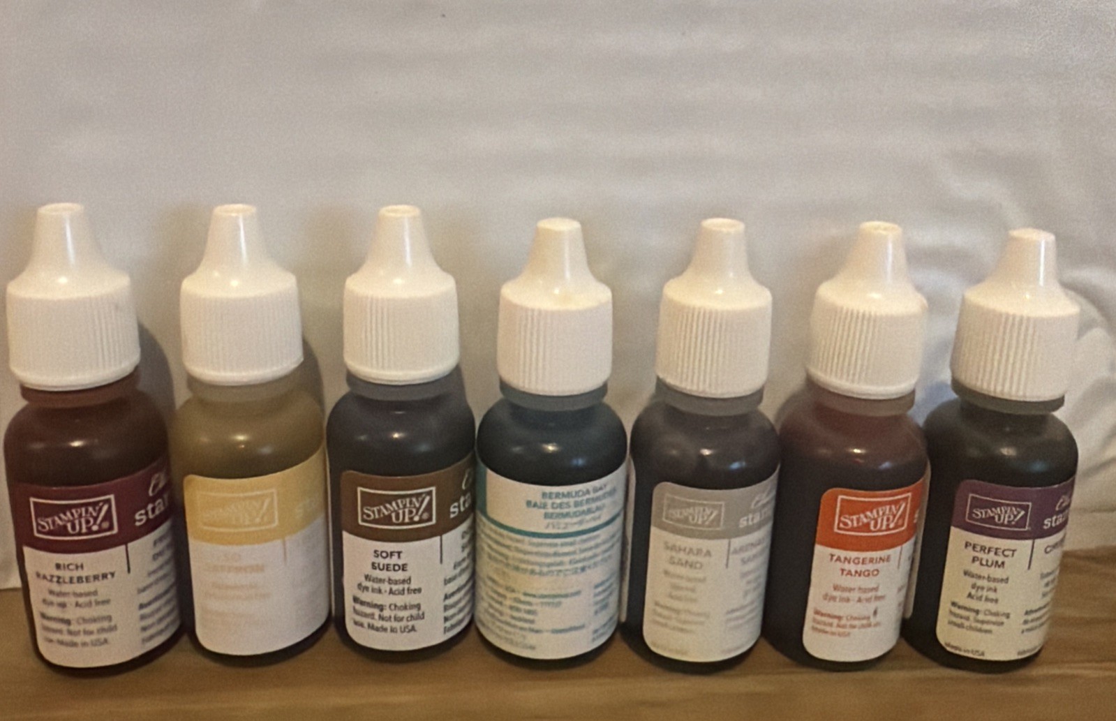 Stampin Up! Ink Refills Lot Of 7