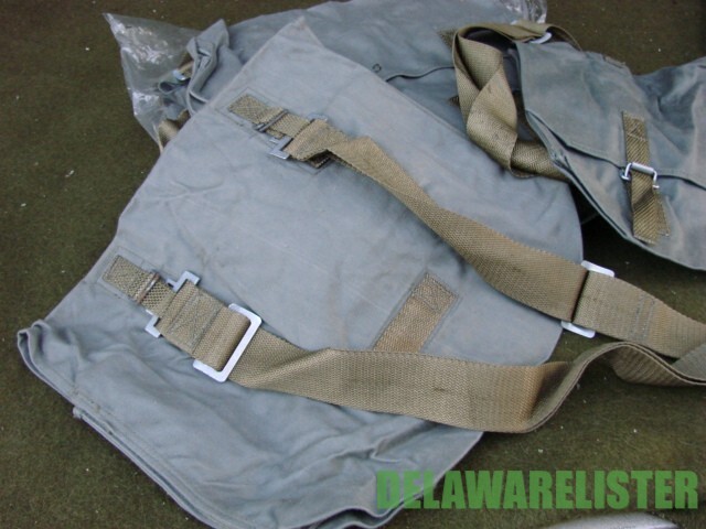 Lot of 4x Military Style Hiking Camping Storage Bags Adjustable Shoulder Strap