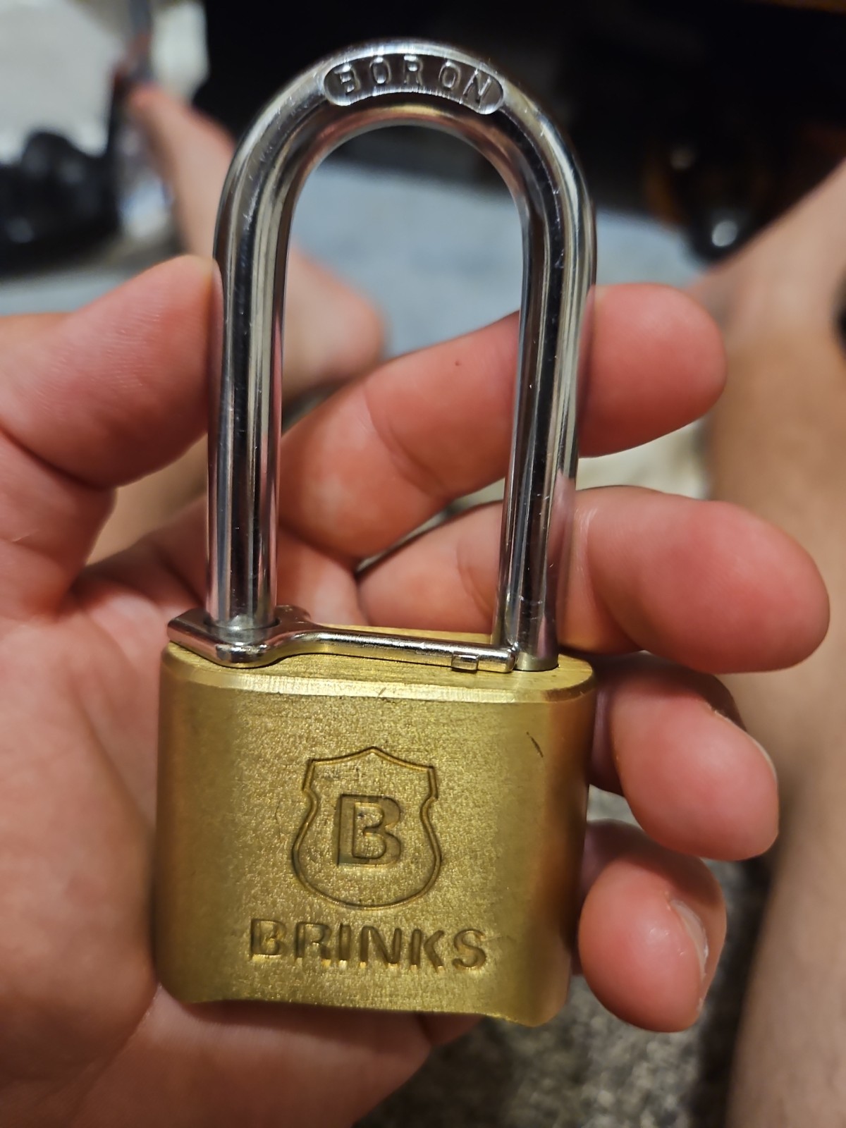 BRINKS (665-50052) Combination Lock Resettable, 50mm 2" Solid Brass (L24)