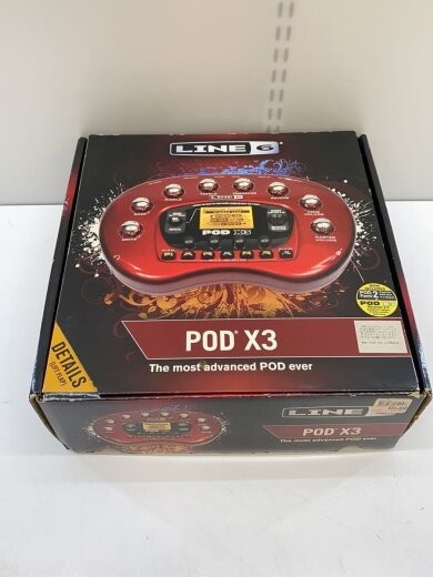 LINE6 POD X3 Guitar Bass Vocal Multi-Effects Amp Simulator Pedal Dual Tone