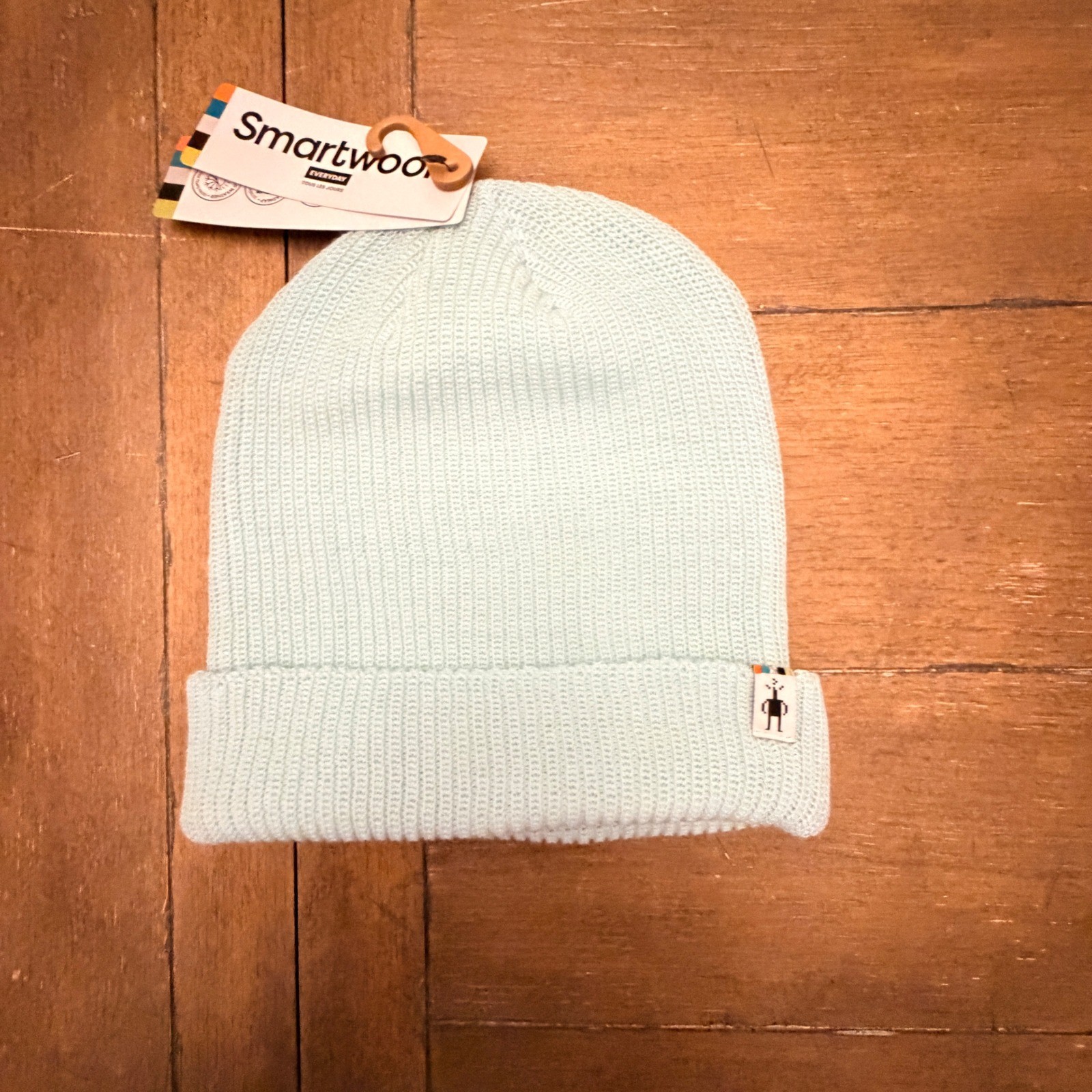 Smartwool Beanie Women OS Bleached Aqua Heather NWT Merino Wool SW002647J63-1FM