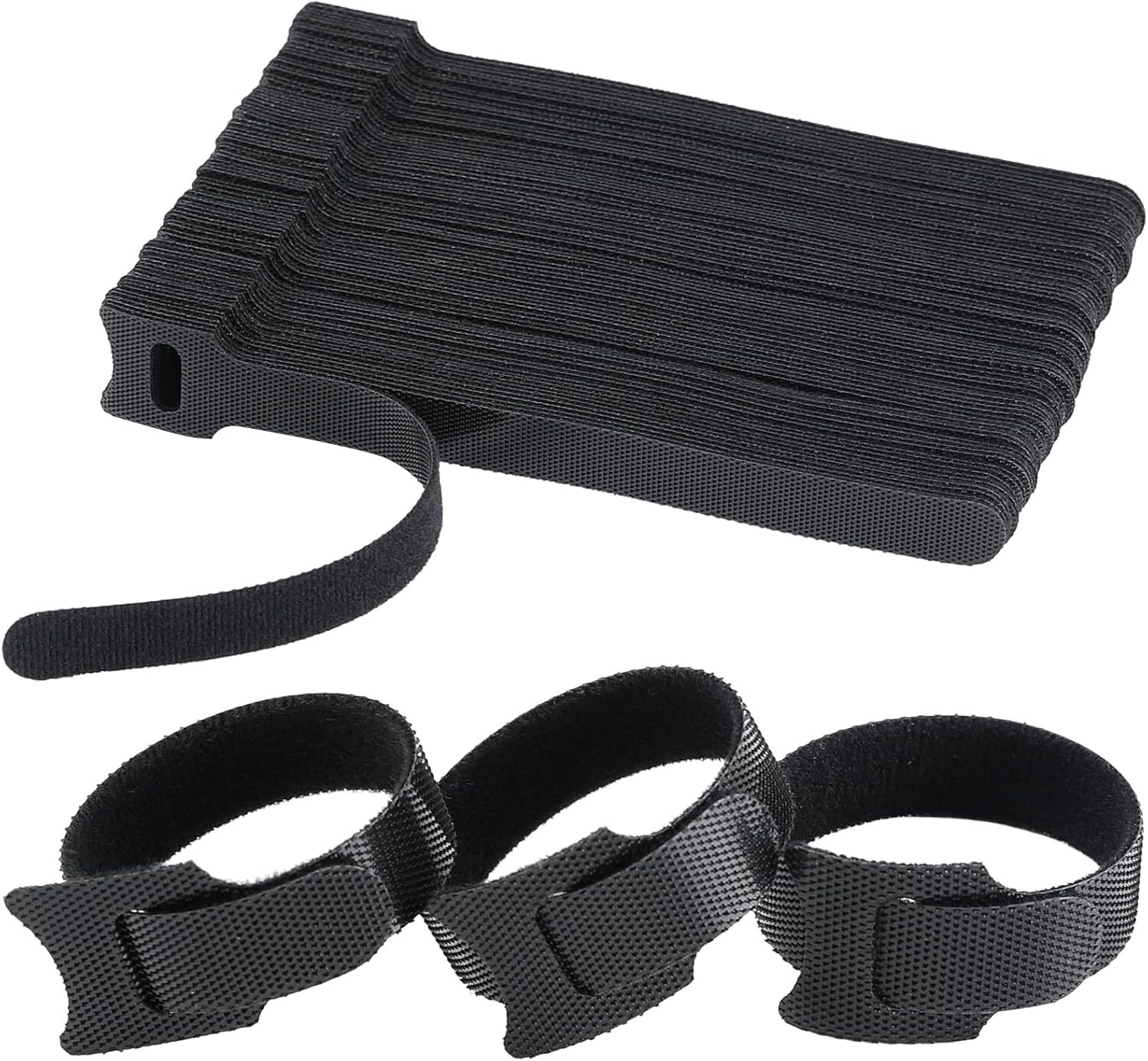 120PCS 6 Inch Reusable Cable Ties Wire Cord Organizer 6inch