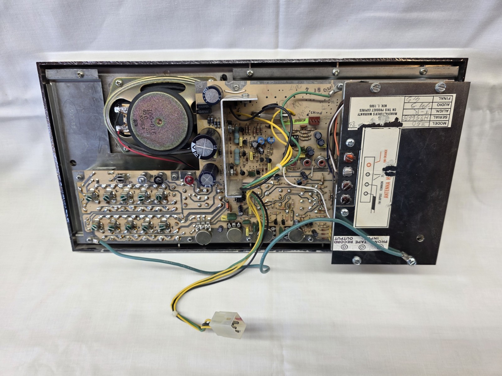 M&S Rebuilt N350 Silver and Black Intercom Master