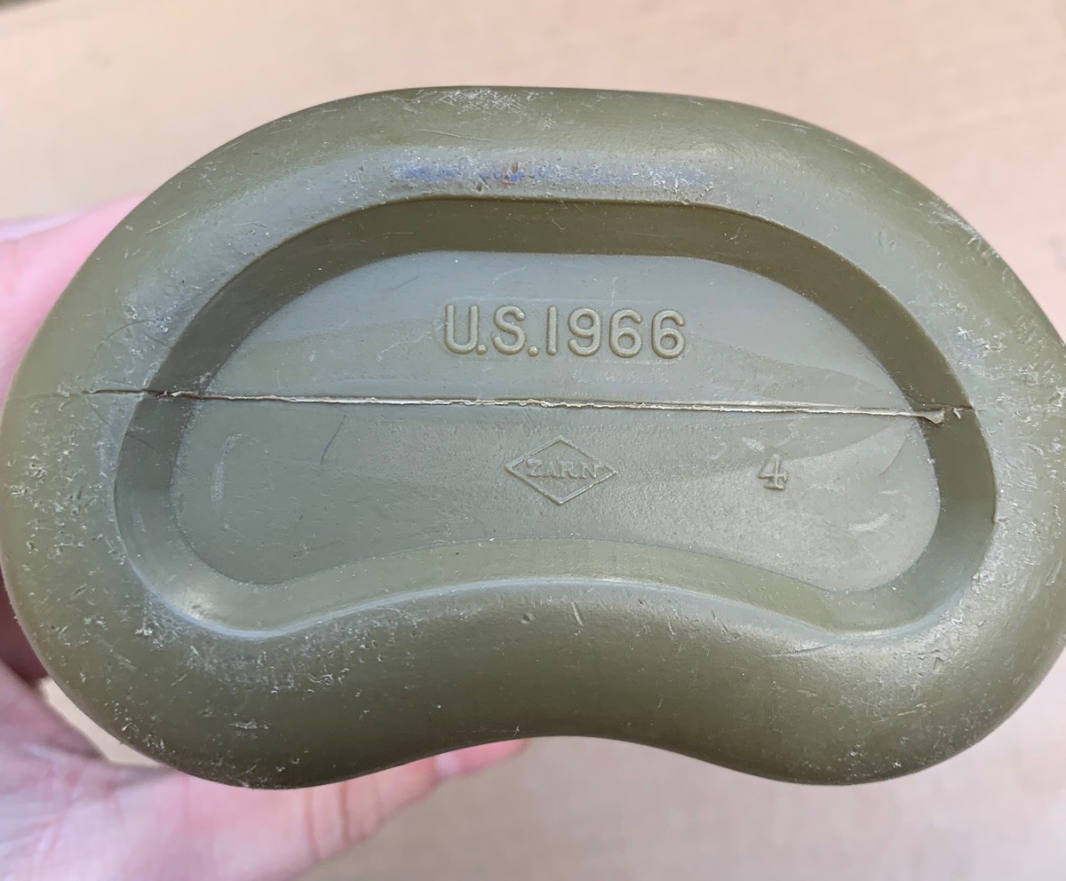 Vietnam Era US Military Plastic Canteen 1966 Dated