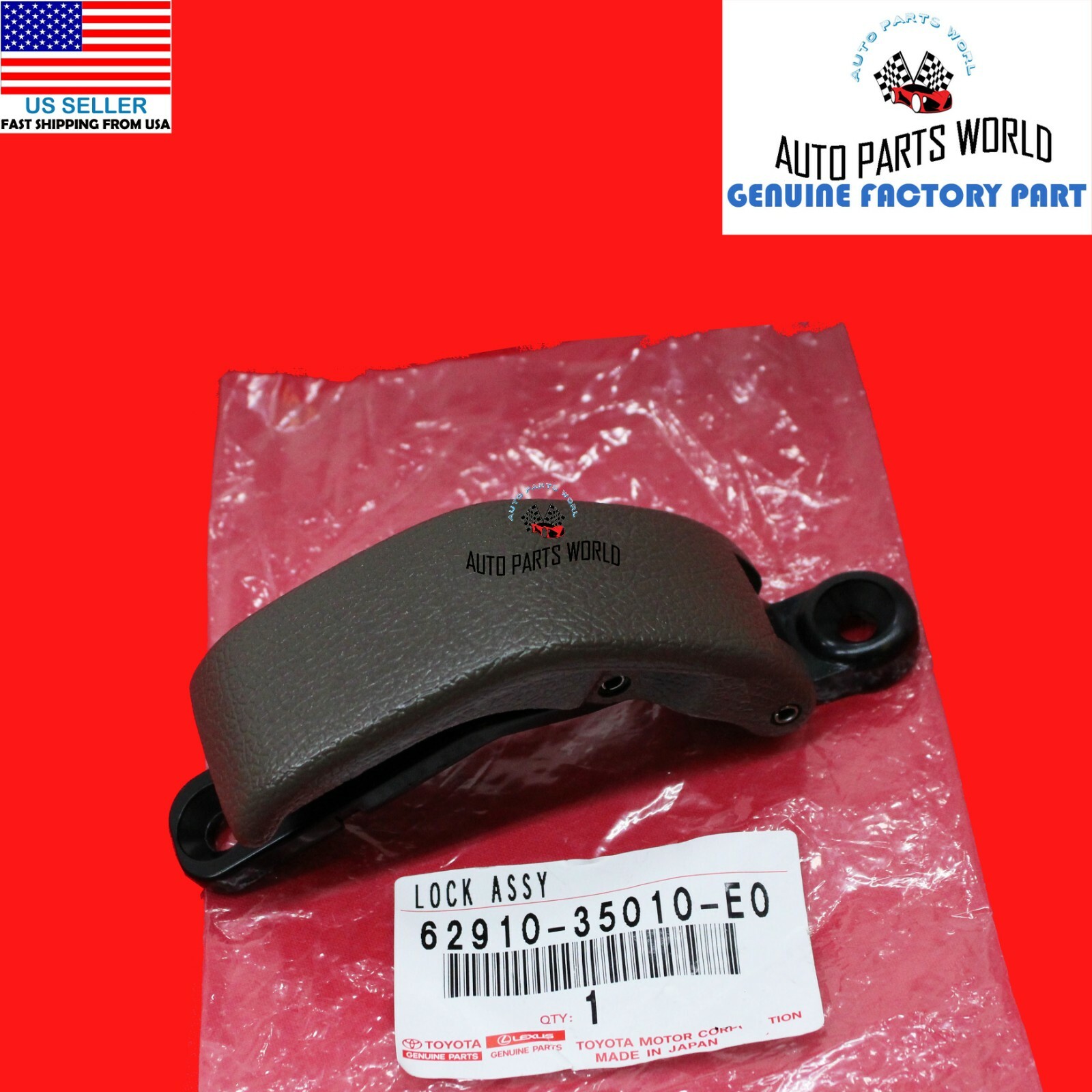 GENUINE OEM TOYOTA 95-01 TACOMA LH OR RH OAK QUARTER WINDOW LOCK 62910-35010-E0