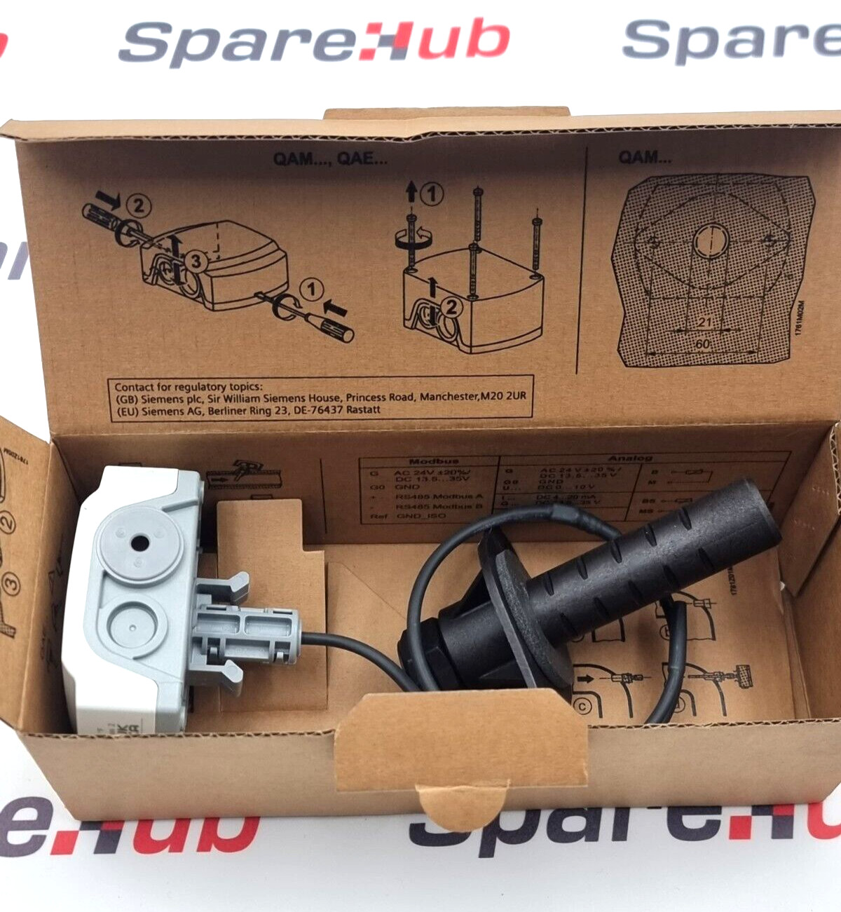 SIEMENS QAM2120.040 Duct Temperature Sensor