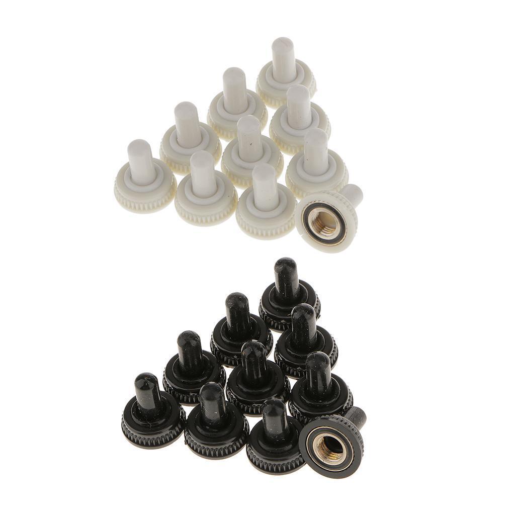 10 Black Toggle Switch Waterproof Boot