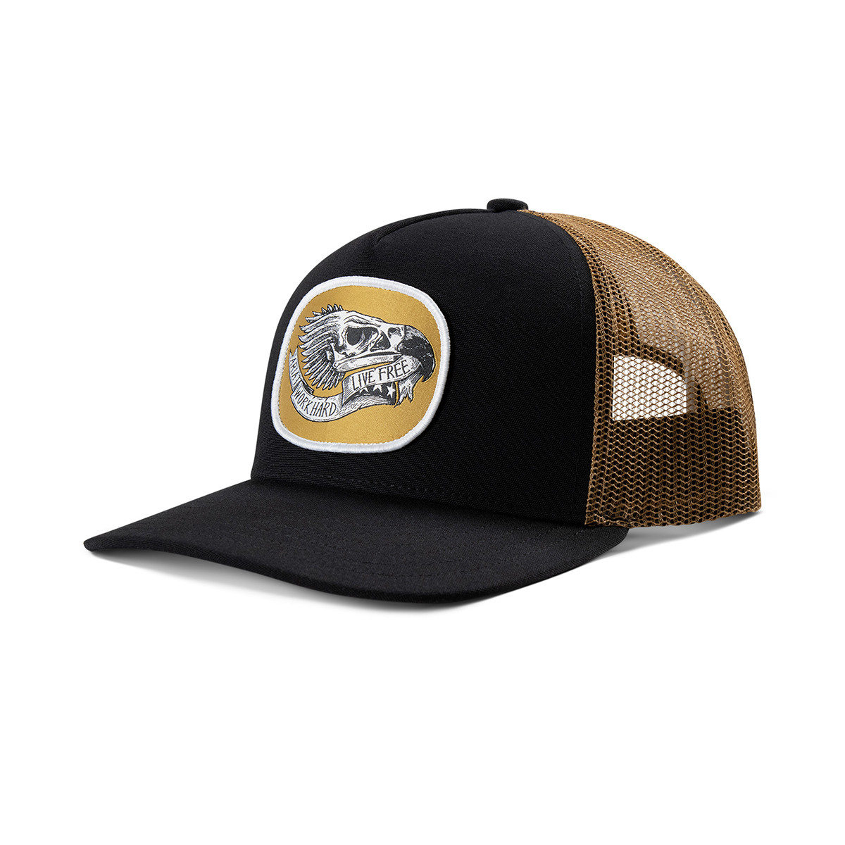 Ariat Eagle Skull Patch Black - Hats Cap - A290002801