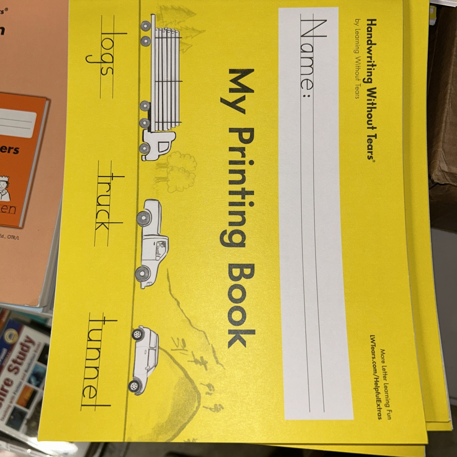 Handwriting Without Tears MY PRINTING BOOK -No writing
