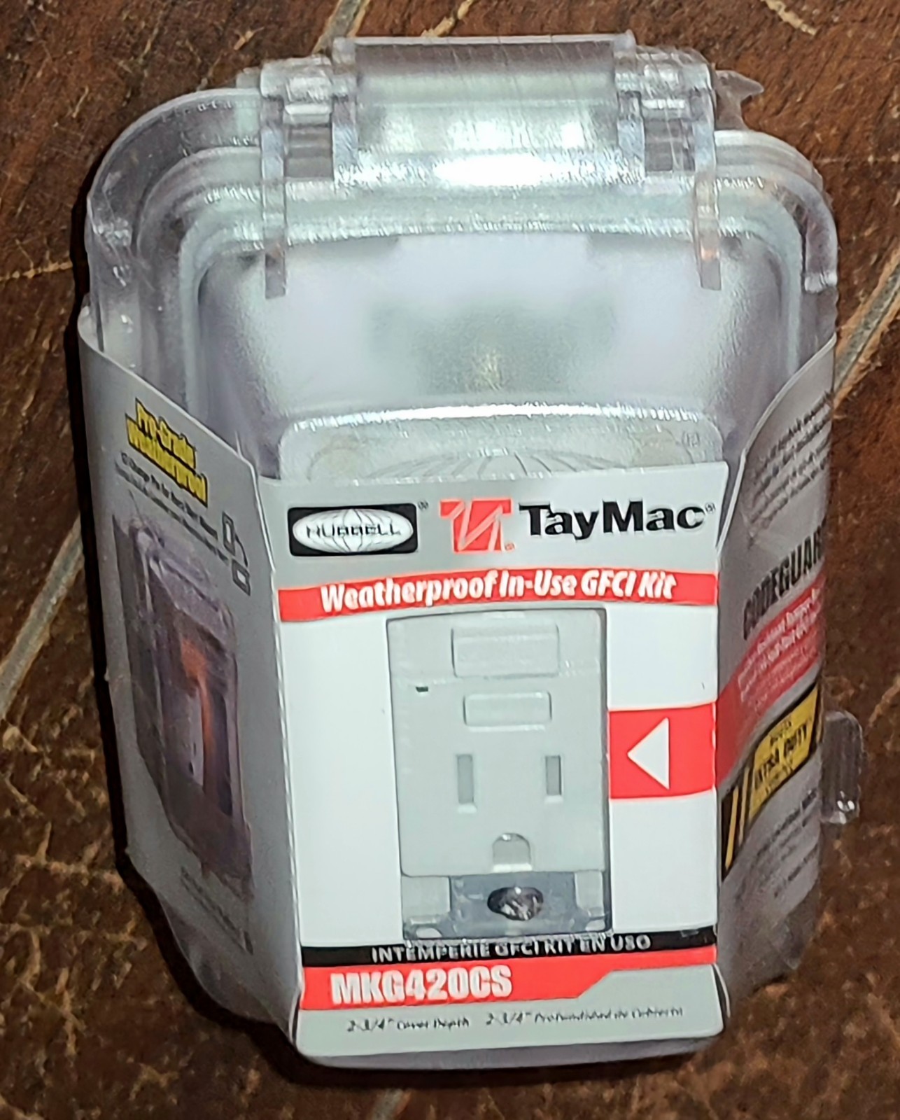 HUBBELL TAYMAC Weatherproof In-Use GFCI Kit - #MKG420CS