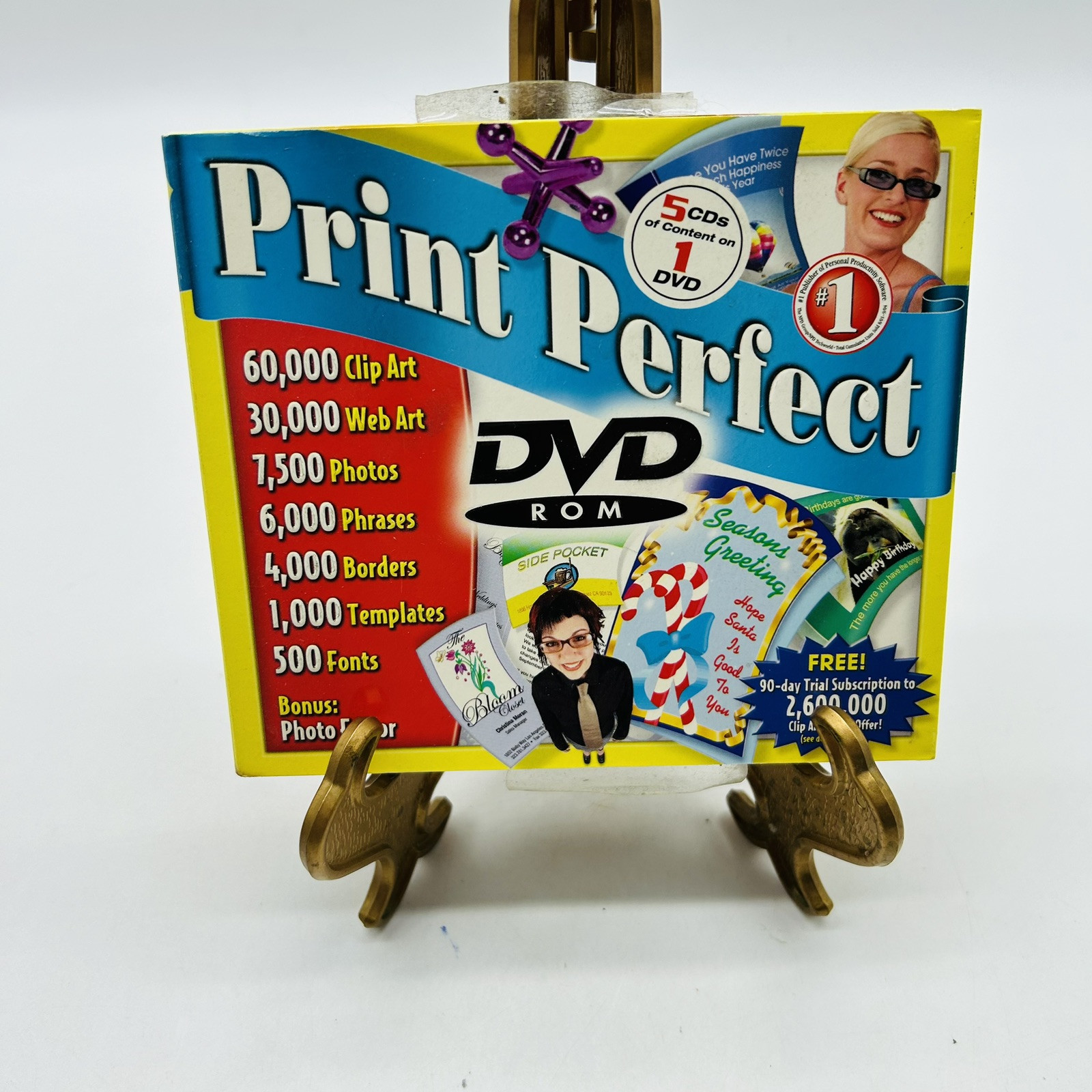 Print Perfect DVD 60,000+ Clip Art Images and More Cosmi 2004