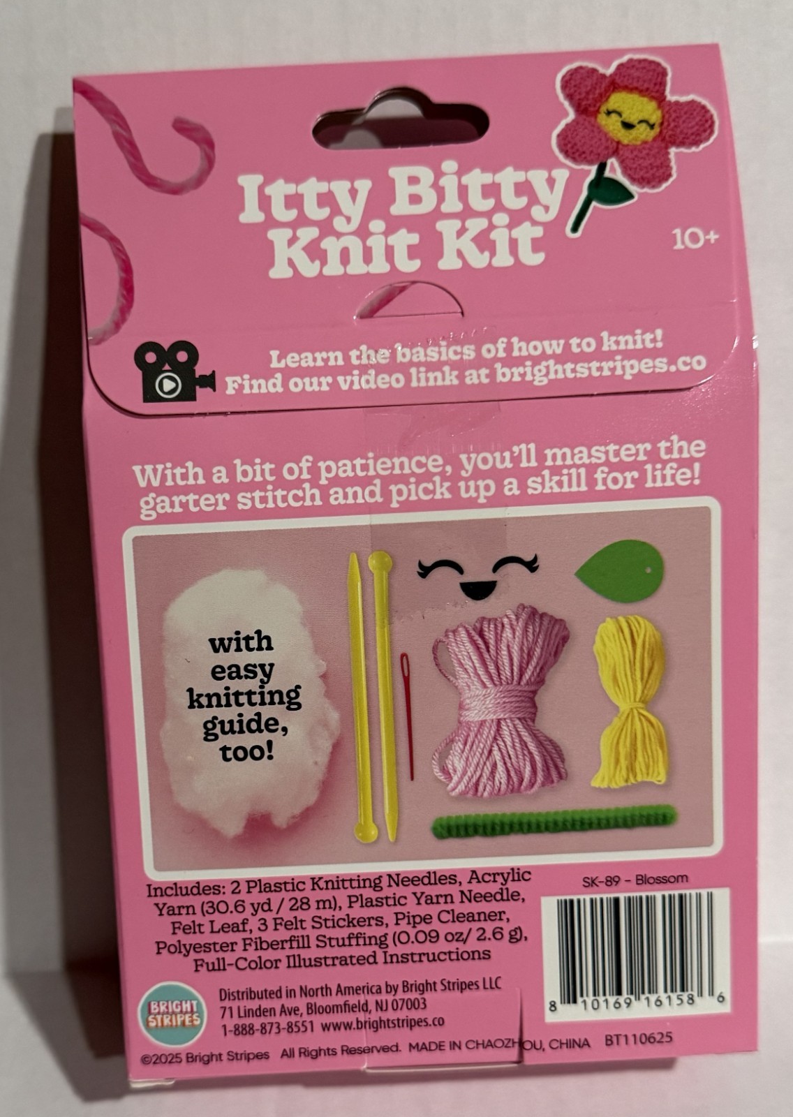 Itty Bitty Knit Kit ~ Flower - “Bloom” ~ NEW