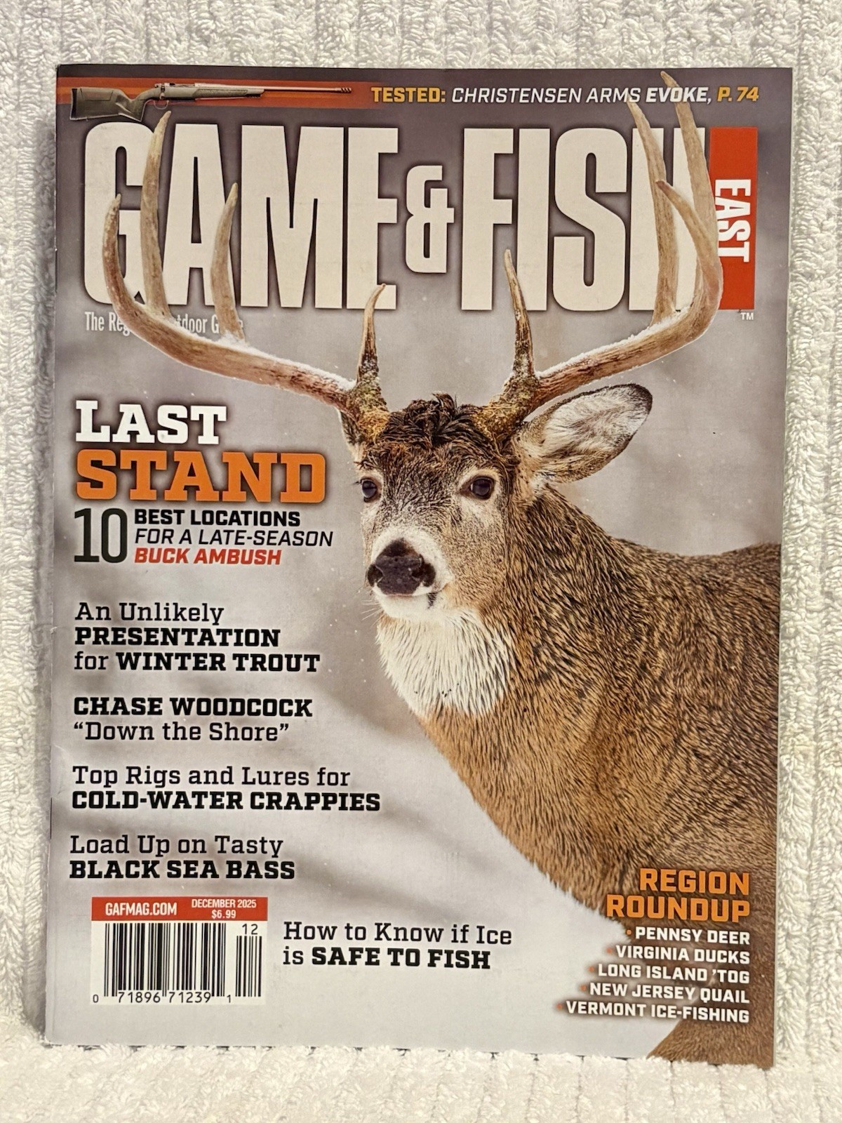 Game & Fish East Magazine-BUCK AMBUSH WINTER December 2025