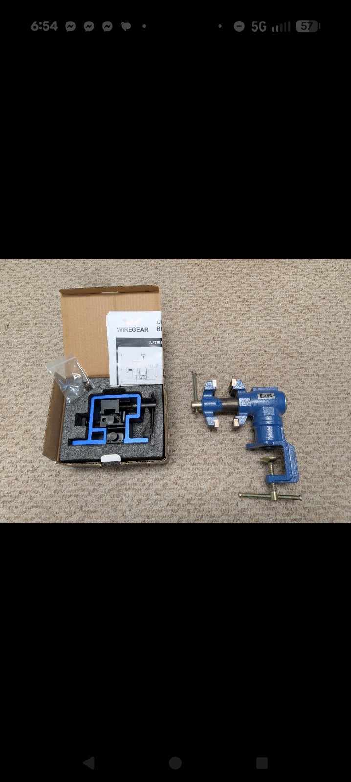 Pistol Sight Pusher and Hobby Vice For Gunsmith