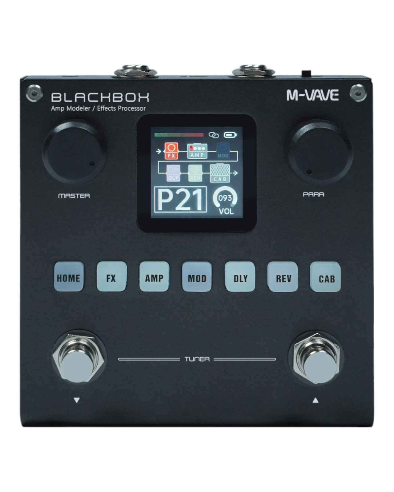 M-Vave BLACKBOX Guitar / Bass AMP Modeler Multi-Effects Processor,  Rechargeable