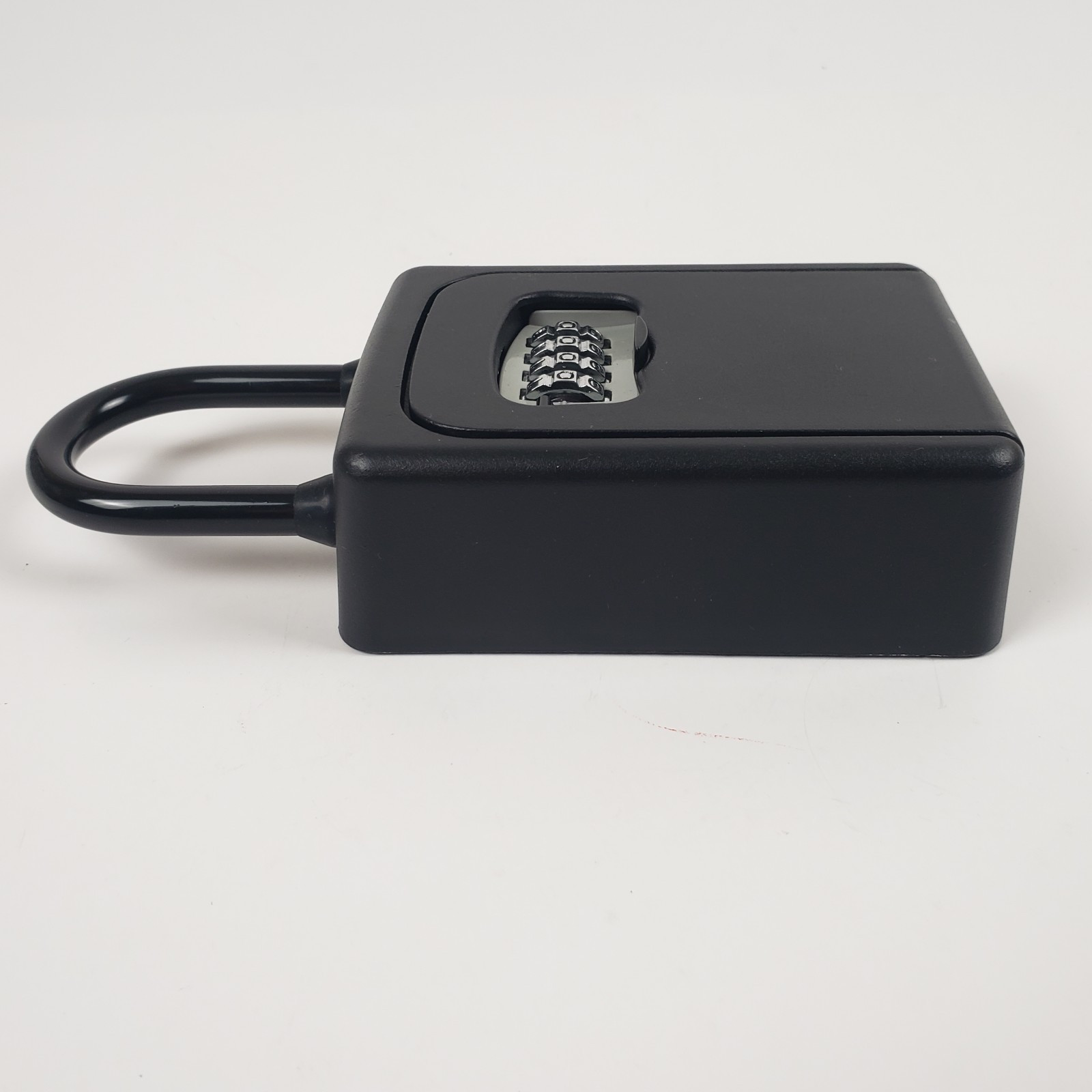 Portable Key Lock Box 4 Digit Combination Safe Security Storage Can Wall Mount