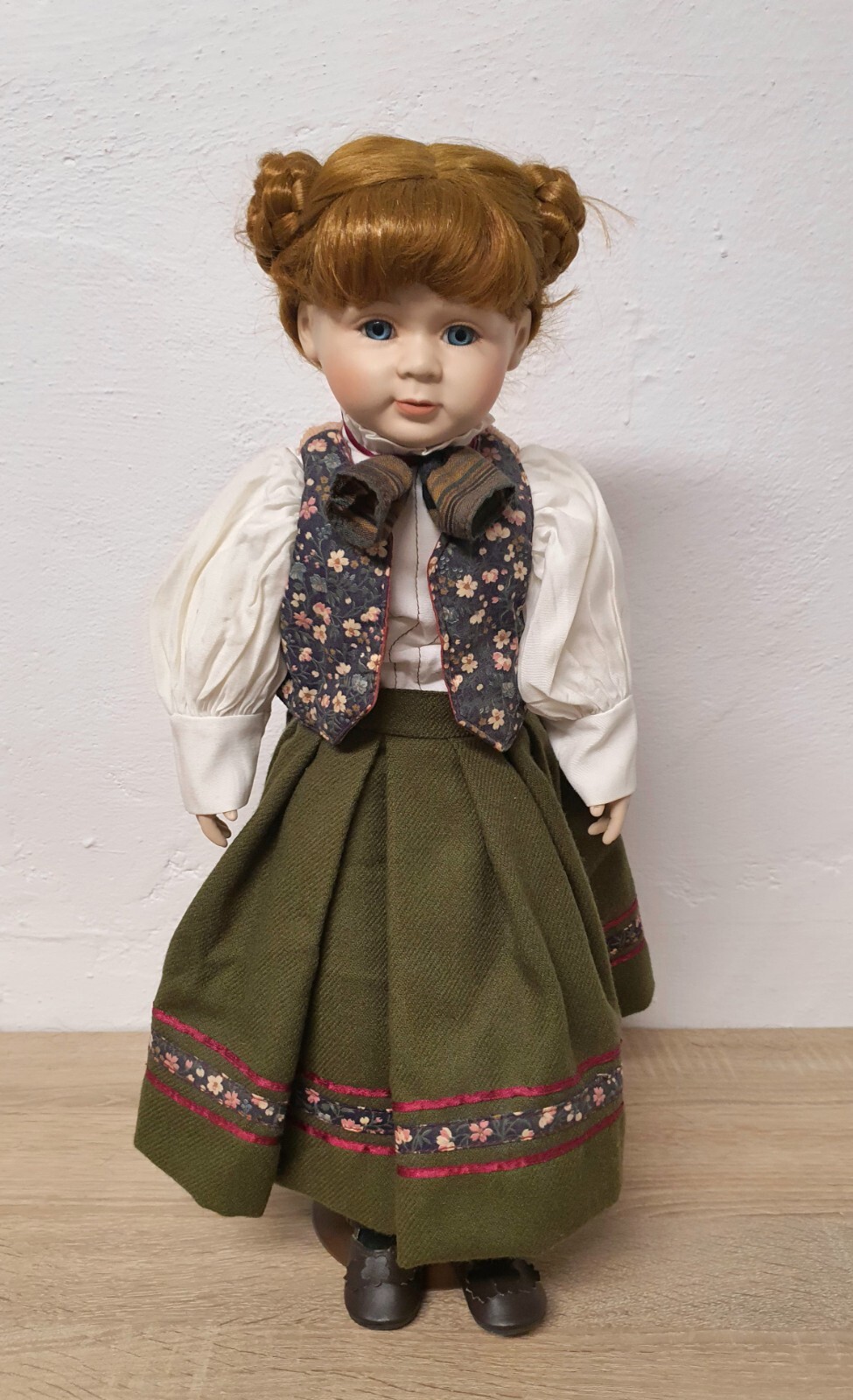 Artist doll porcelain doll ZASAN 48 cm collector rarity Vintage