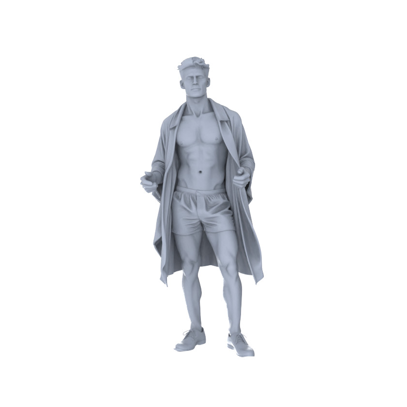 MRY-SFW 1/87 Modern Casual Pose Figure 4 pcs