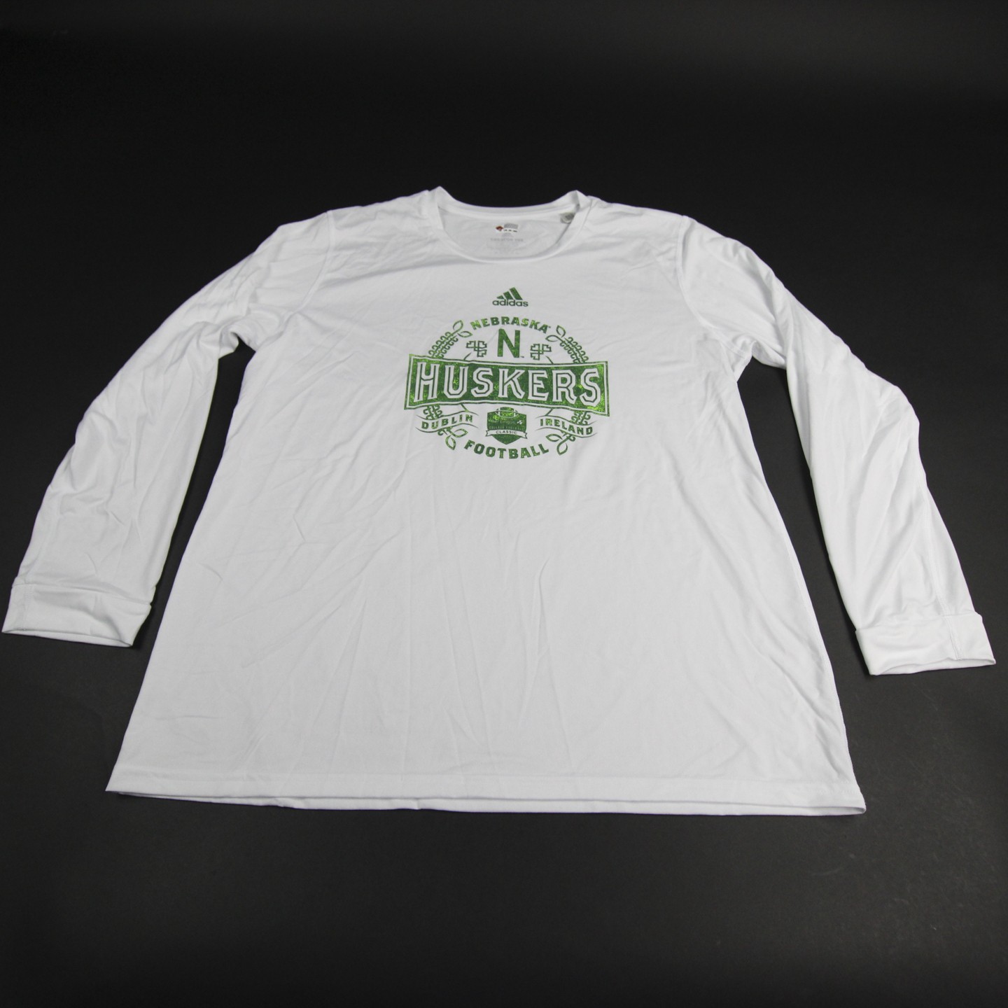 Nebraska Cornhuskers adidas Creator Long Sleeve Shirt Men's Used XXL