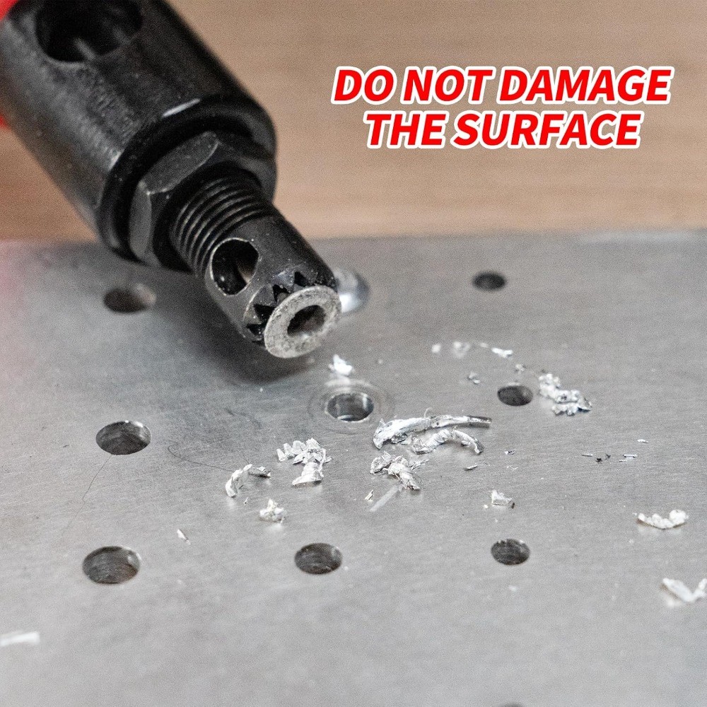 Electric Drill Rivet Removal Adapter for Multiple Size Rivets