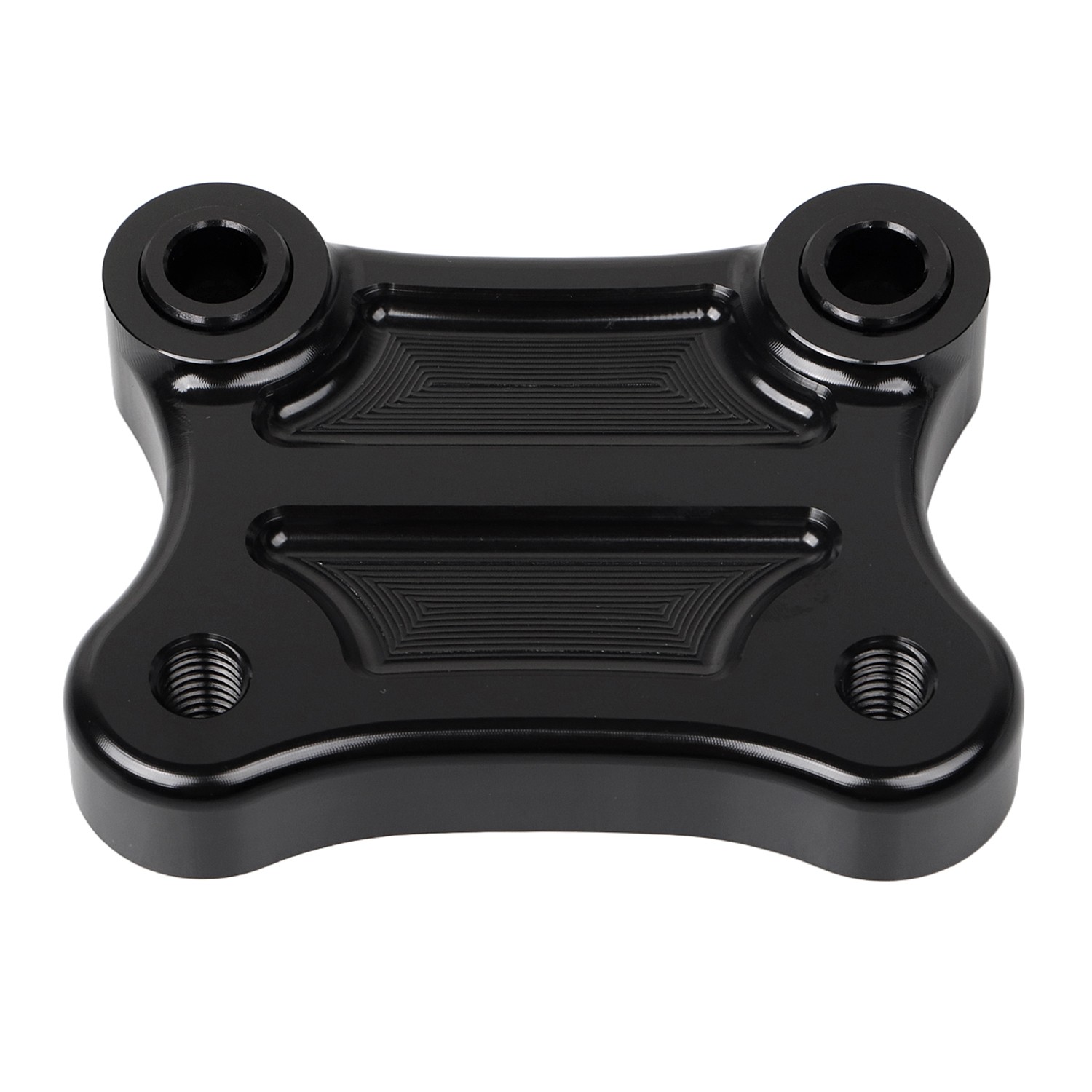 Black Aluminum Pull Plate Bracket For Harley Electra Glide Electra Glide CVO