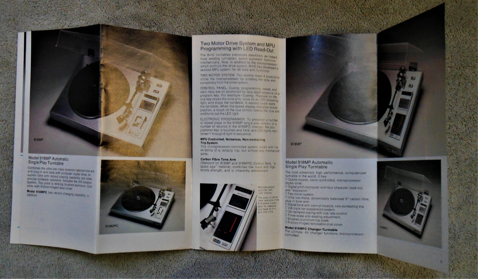 **ORIGINAL** B.I.C. Product Brochure/Catalog - 1978