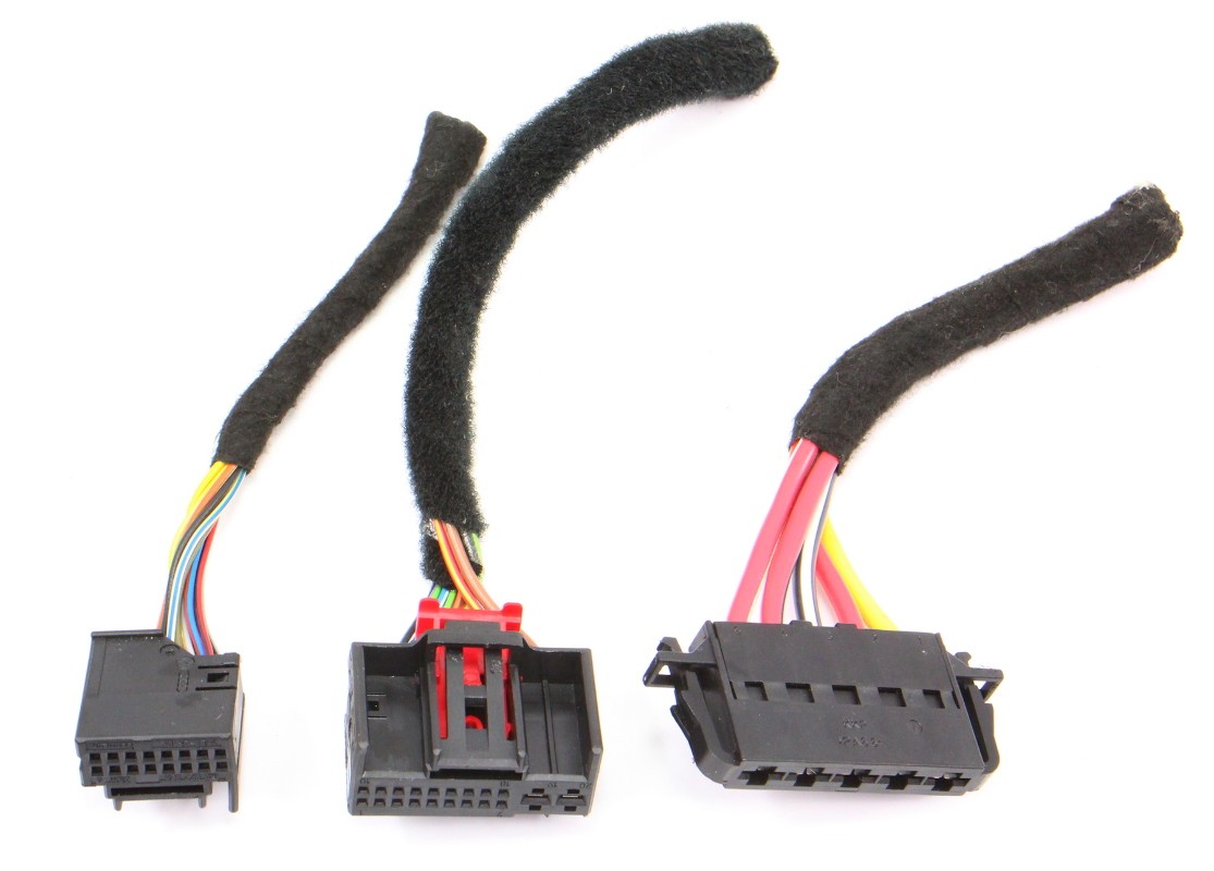 Climate Controls Pigtail Plugs harness 09-14 VW Jetta Sportwagen Golf Eos Tiguan