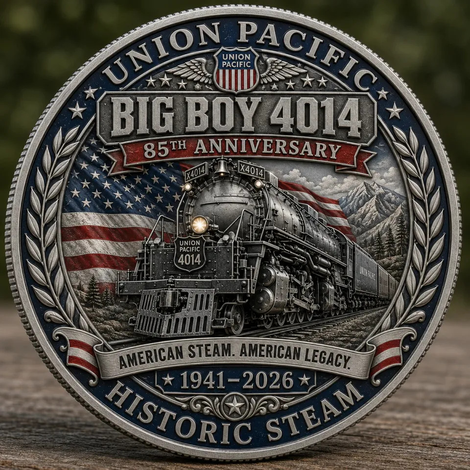 Big Boy 4014 Train 85th Anniversary 1941-2026 Commemorative Coin