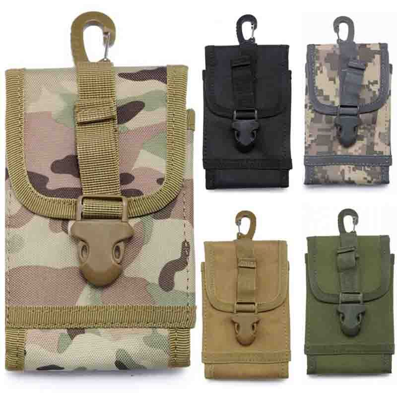 Tactical Molle Utility Waist Bag Mobile Phone Holster Belt Smartphone Strap Pack