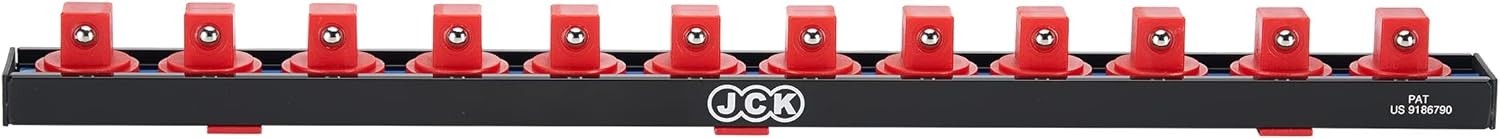 JCK Professional Quality Aluminum 1/2" Single Rail Socket Organizer
