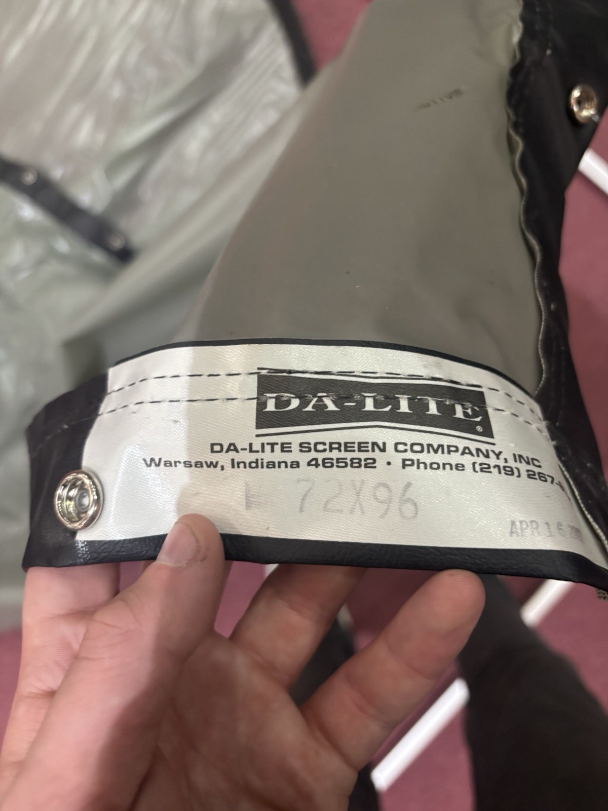 Da-Lite Perm Wall projector screen