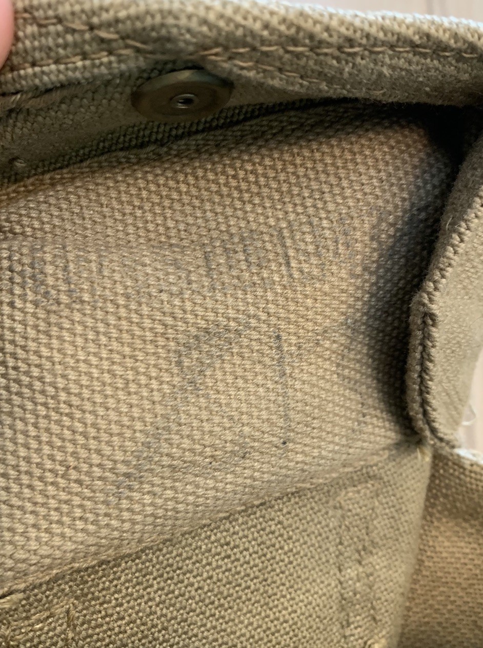 Original WWII British P37 Ammo Pouch 1943 Dated